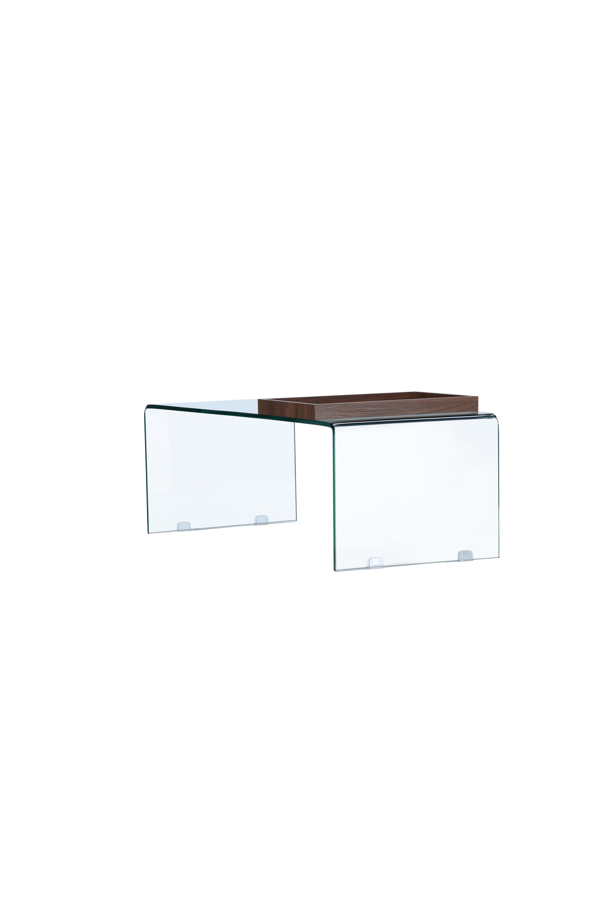 Telemark Coffee Tisch in Transparent präsentiert im Onlineshop von KAQTU Design AG. Beistelltisch ist von Venture Home