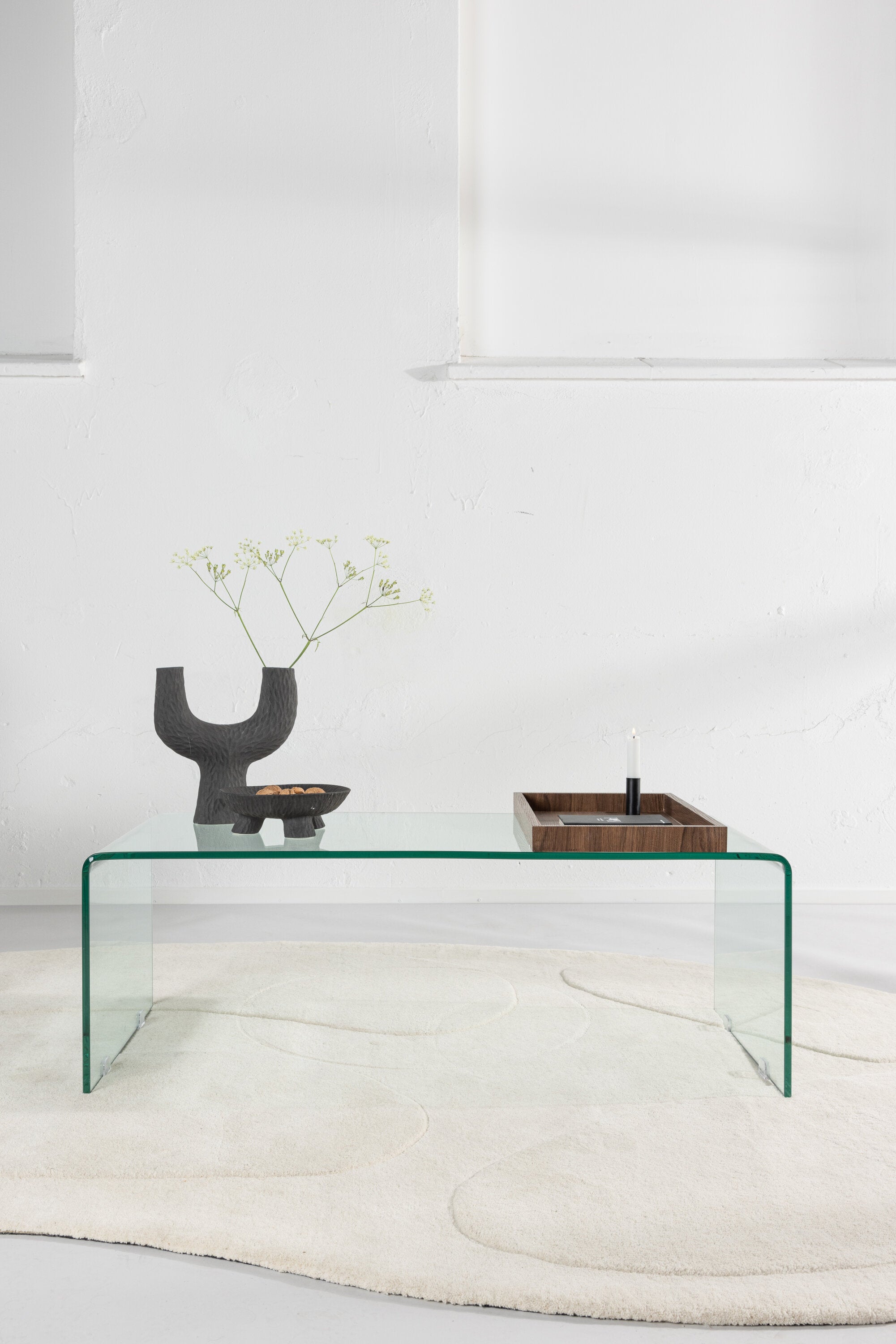 Telemark Coffee Tisch in Transparent präsentiert im Onlineshop von KAQTU Design AG. Beistelltisch ist von Venture Home