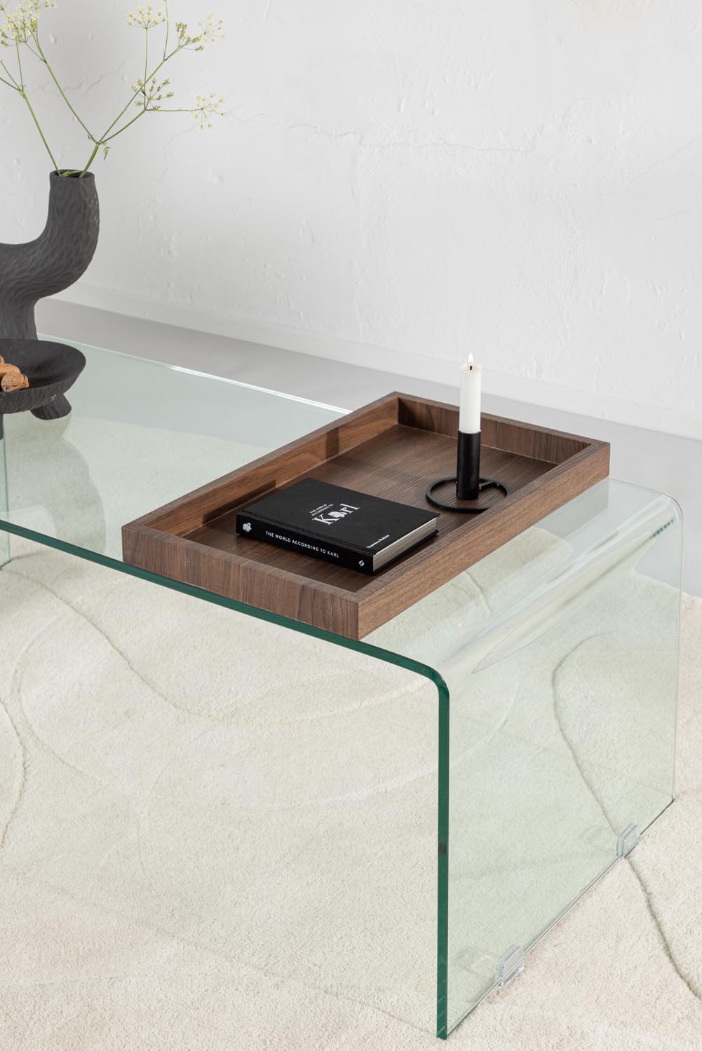 Telemark Coffee Tisch in Transparent präsentiert im Onlineshop von KAQTU Design AG. Beistelltisch ist von Venture Home