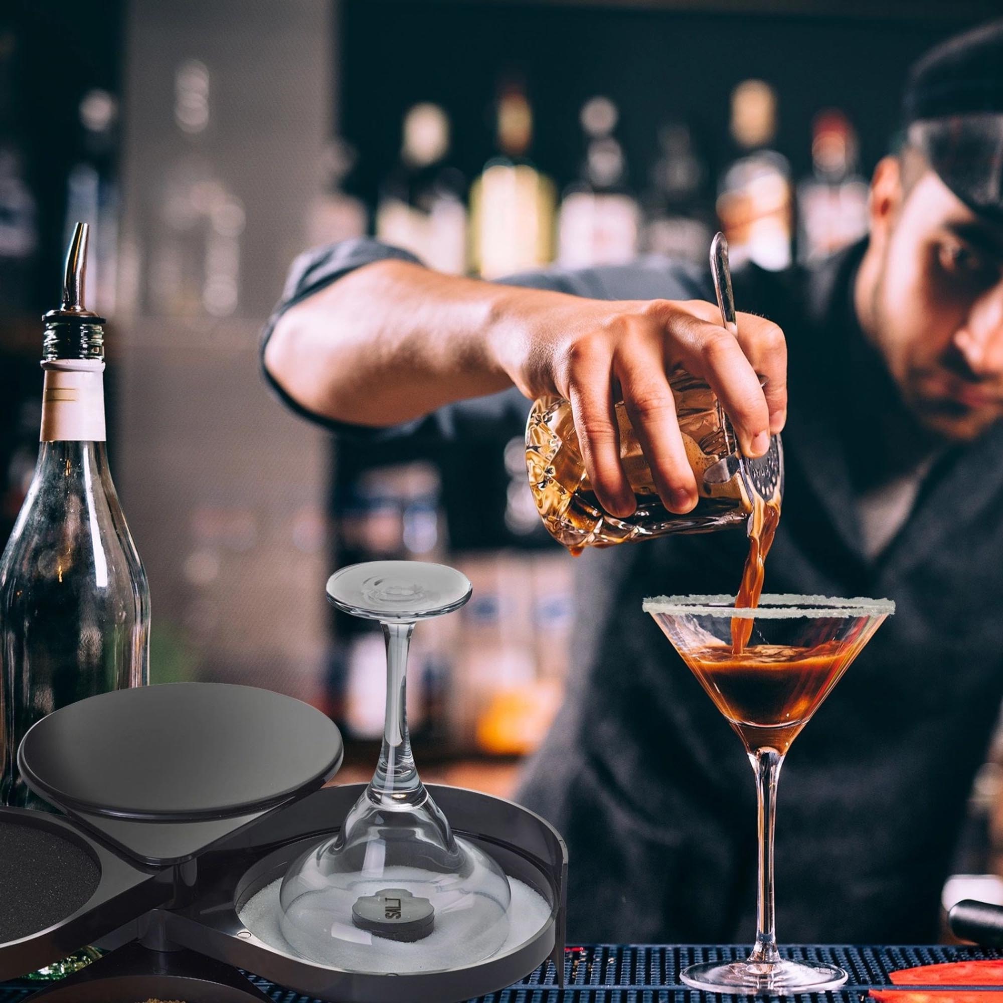 Der Glasumrander Meggy von Westmark zaubert stilvolle Zuckerränder für Cocktails – ideal für kreative und besondere Getränke.