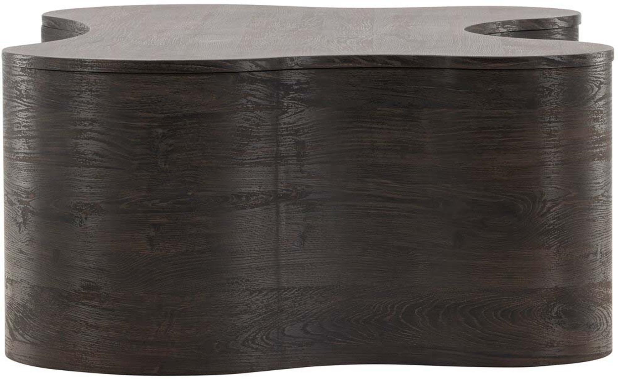 Moderner Larvik Couchtisch in Mokka, 130x90x45cm, aus MDF. Eleganz und Funktionalität für Ihr Wohnzimmer.