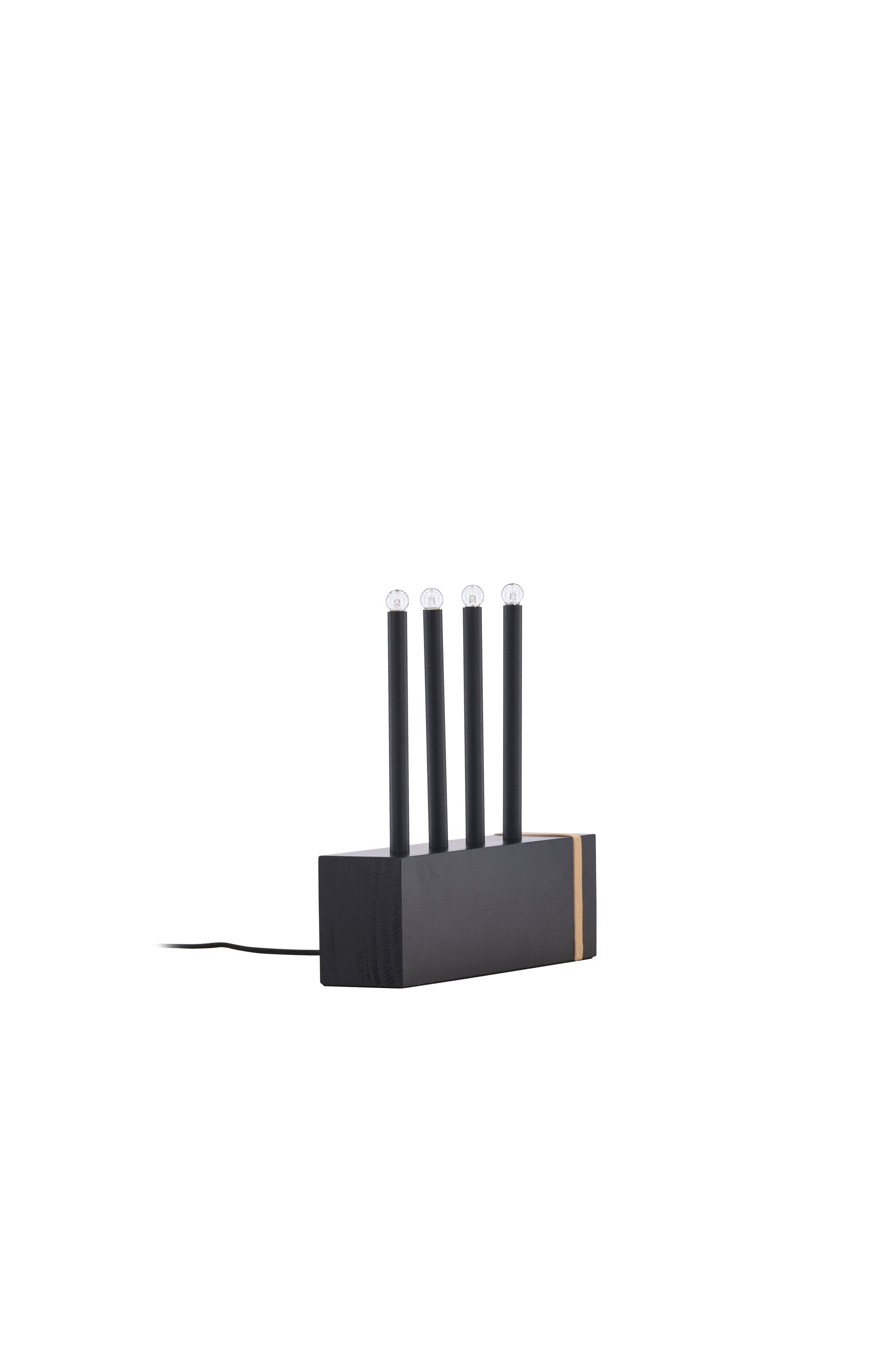 Fjällberget Tischlampe in Schwarz präsentiert im Onlineshop von KAQTU Design AG. Weihnachtszubehör ist von Venture Home