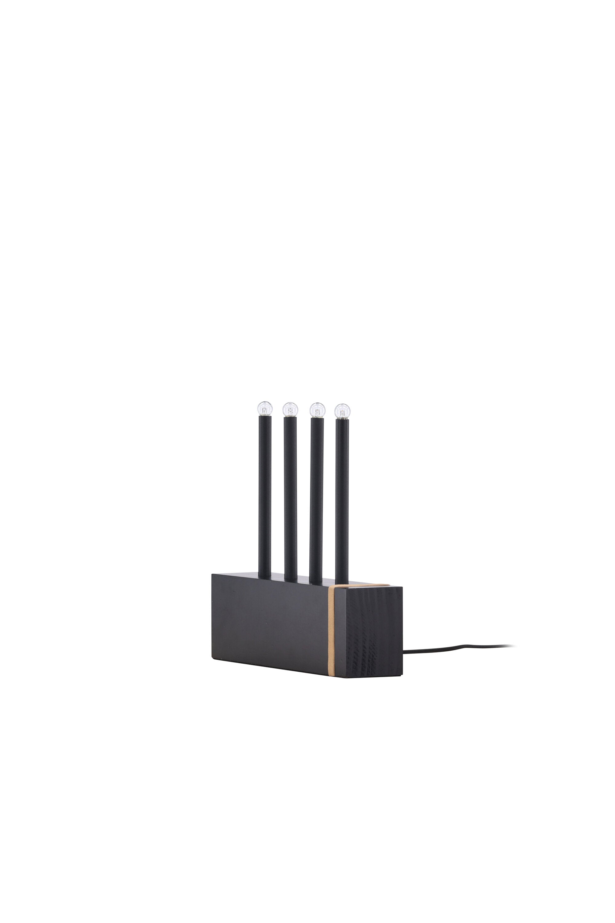 Fjällberget Tischlampe in Schwarz präsentiert im Onlineshop von KAQTU Design AG. Weihnachtszubehör ist von Venture Home