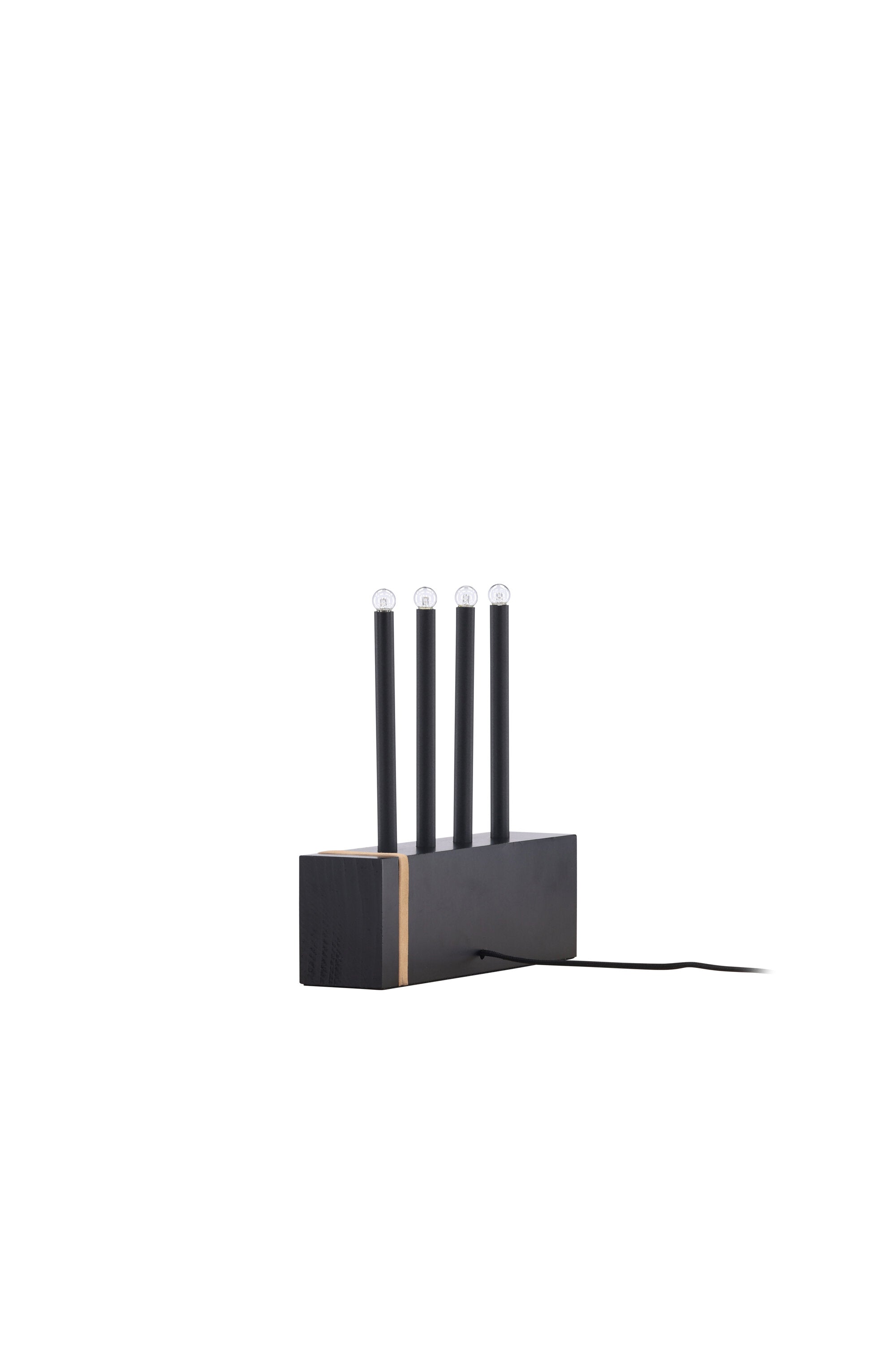 Fjällberget Tischlampe in Schwarz präsentiert im Onlineshop von KAQTU Design AG. Weihnachtszubehör ist von Venture Home
