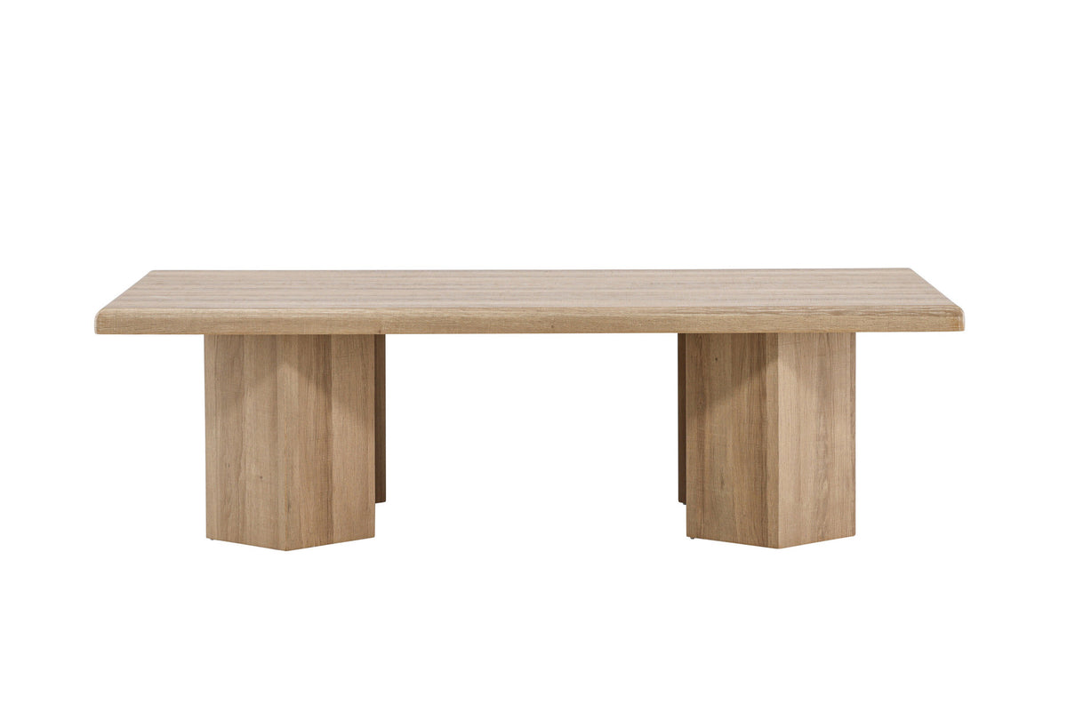 Lillehammer Coffee Tisch in Natur präsentiert im Onlineshop von KAQTU Design AG. Beistelltisch ist von Venture Home