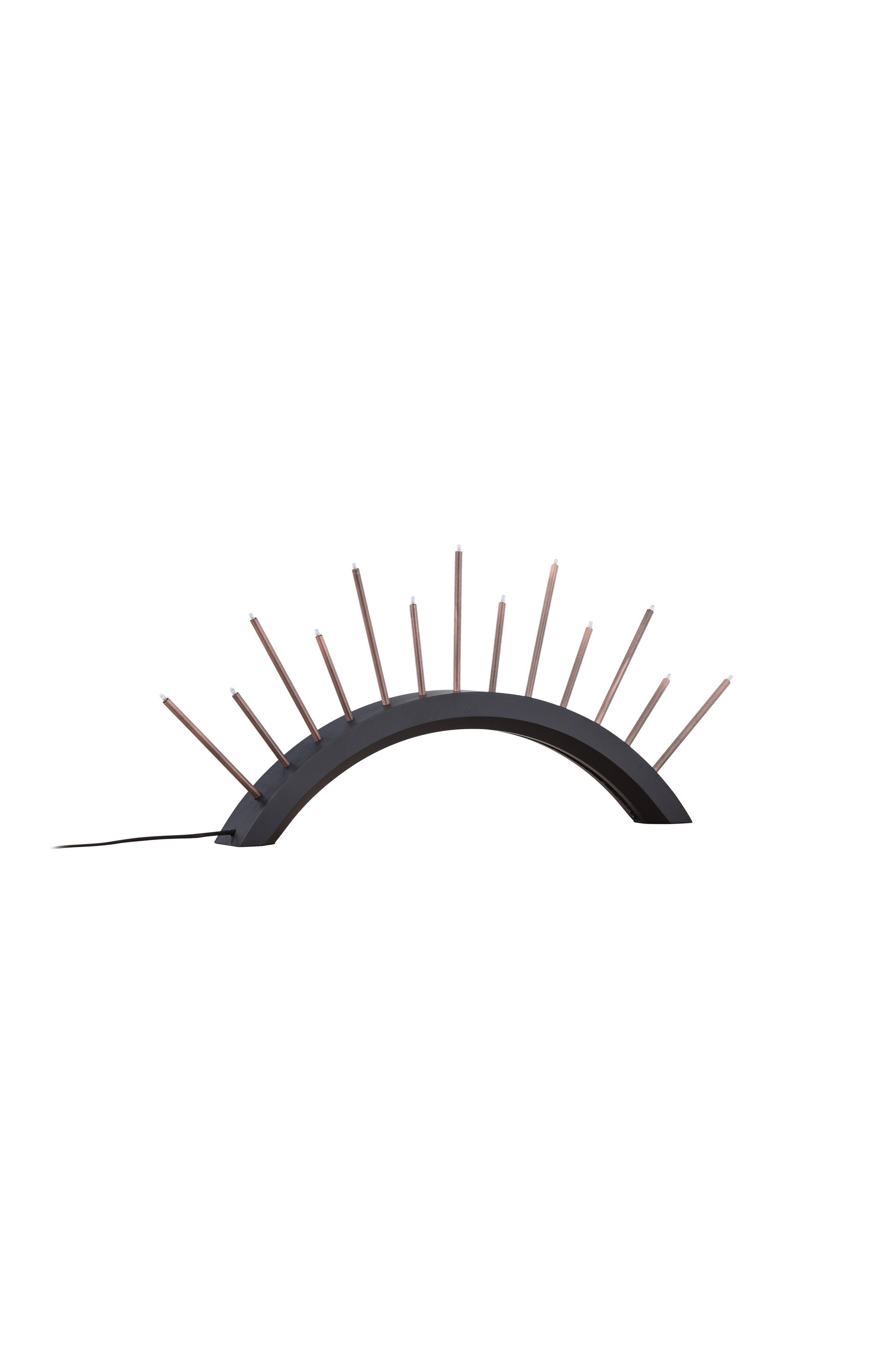 Björnrike Tischlampe in Schwarz präsentiert im Onlineshop von KAQTU Design AG. Weihnachtszubehör ist von Venture Home