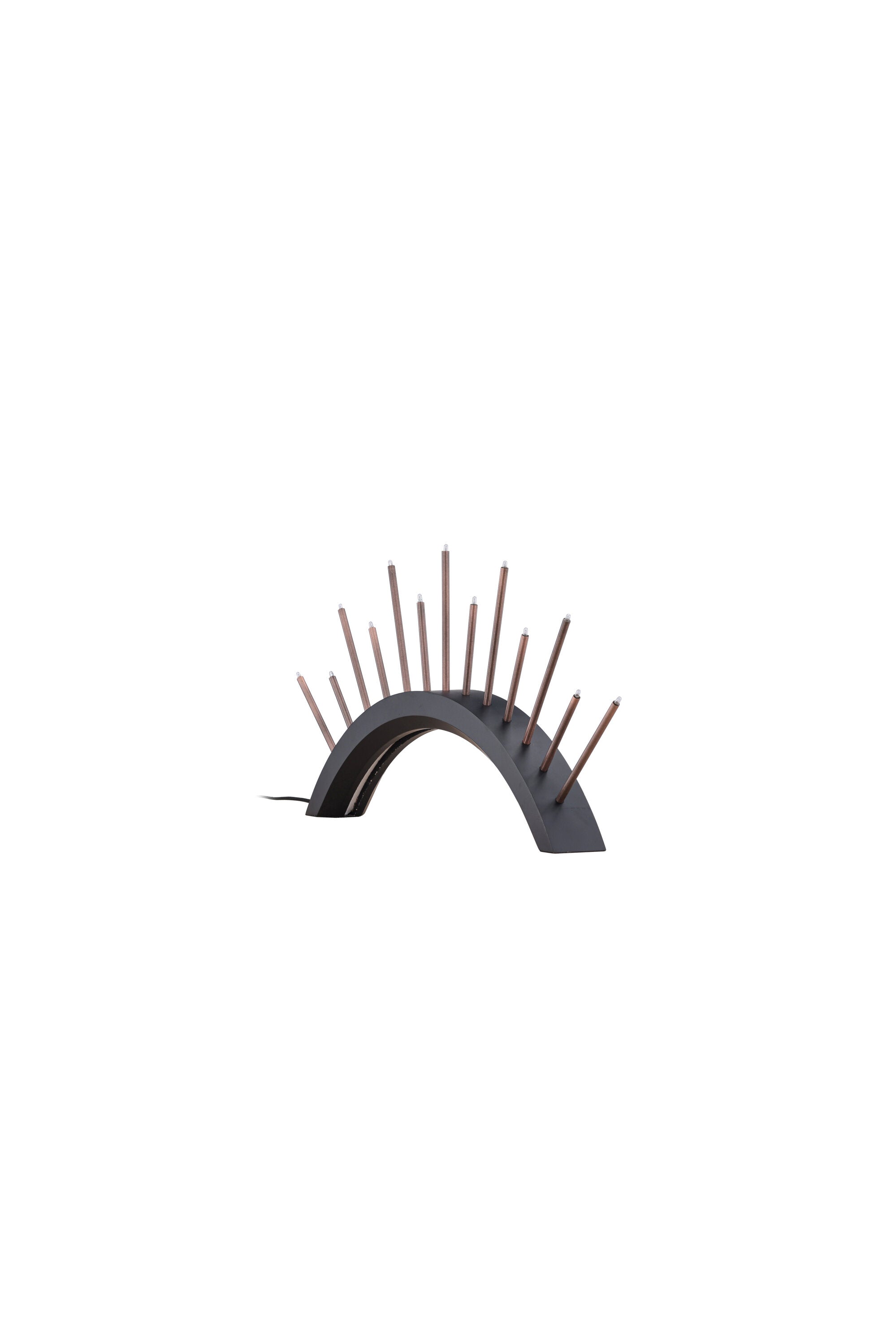 Björnrike Tischlampe in Schwarz präsentiert im Onlineshop von KAQTU Design AG. Weihnachtszubehör ist von Venture Home
