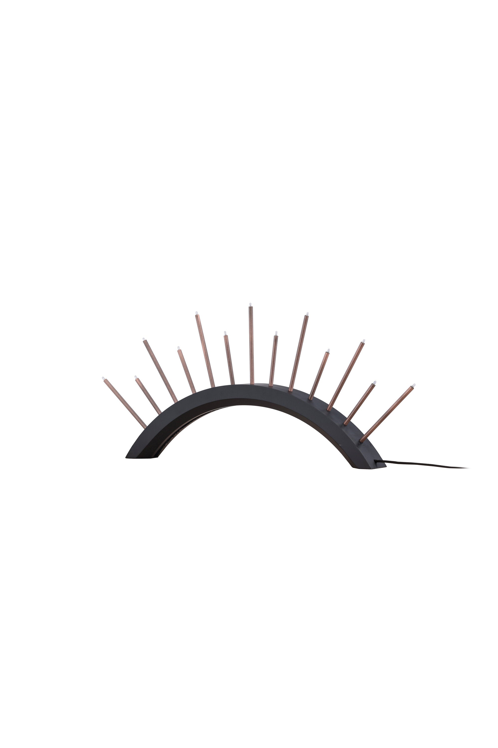 Björnrike Tischlampe in Schwarz präsentiert im Onlineshop von KAQTU Design AG. Weihnachtszubehör ist von Venture Home