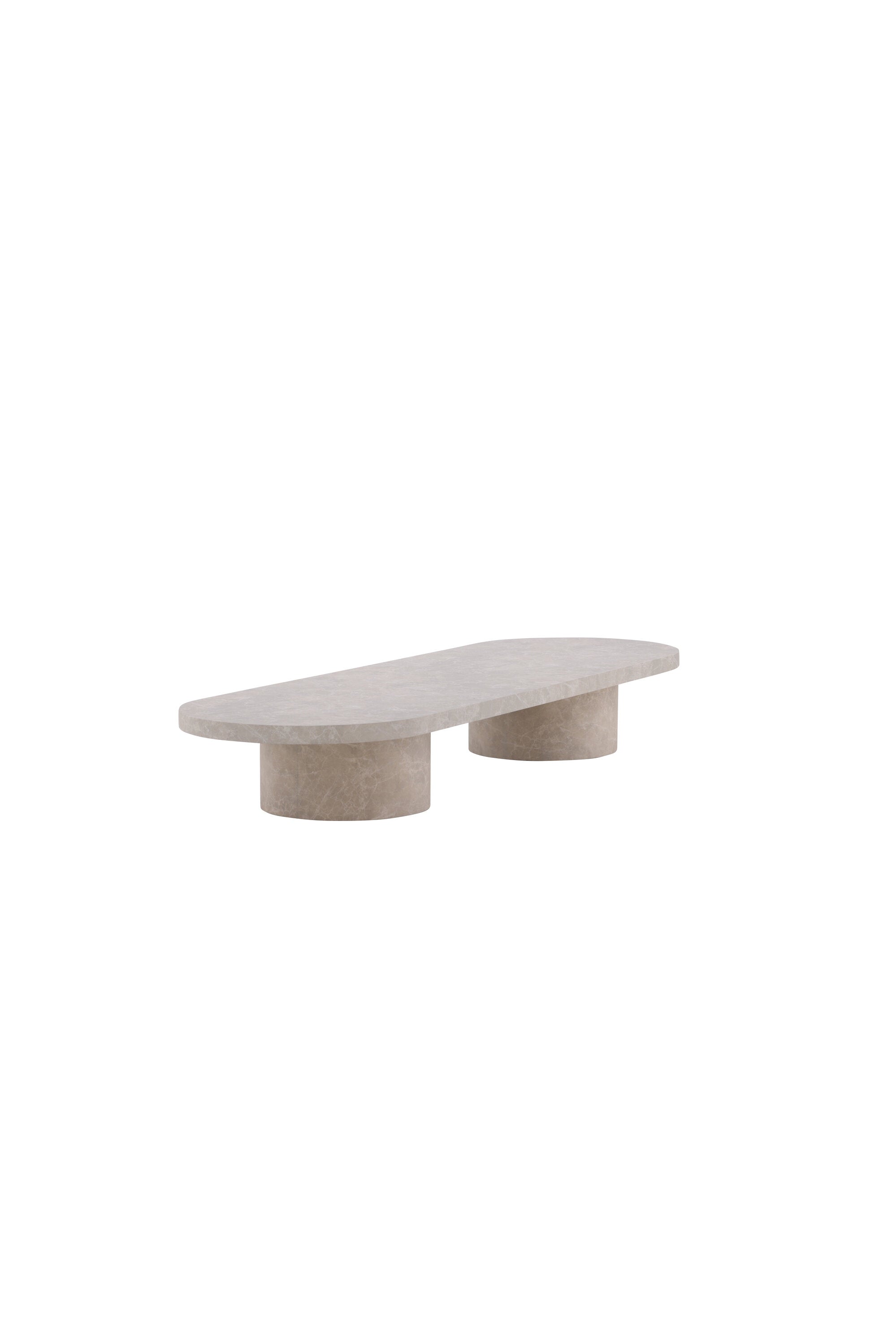 Narvik Sofatisch in Marmoroptik präsentiert im Onlineshop von KAQTU Design AG. Beistelltisch ist von Venture Home