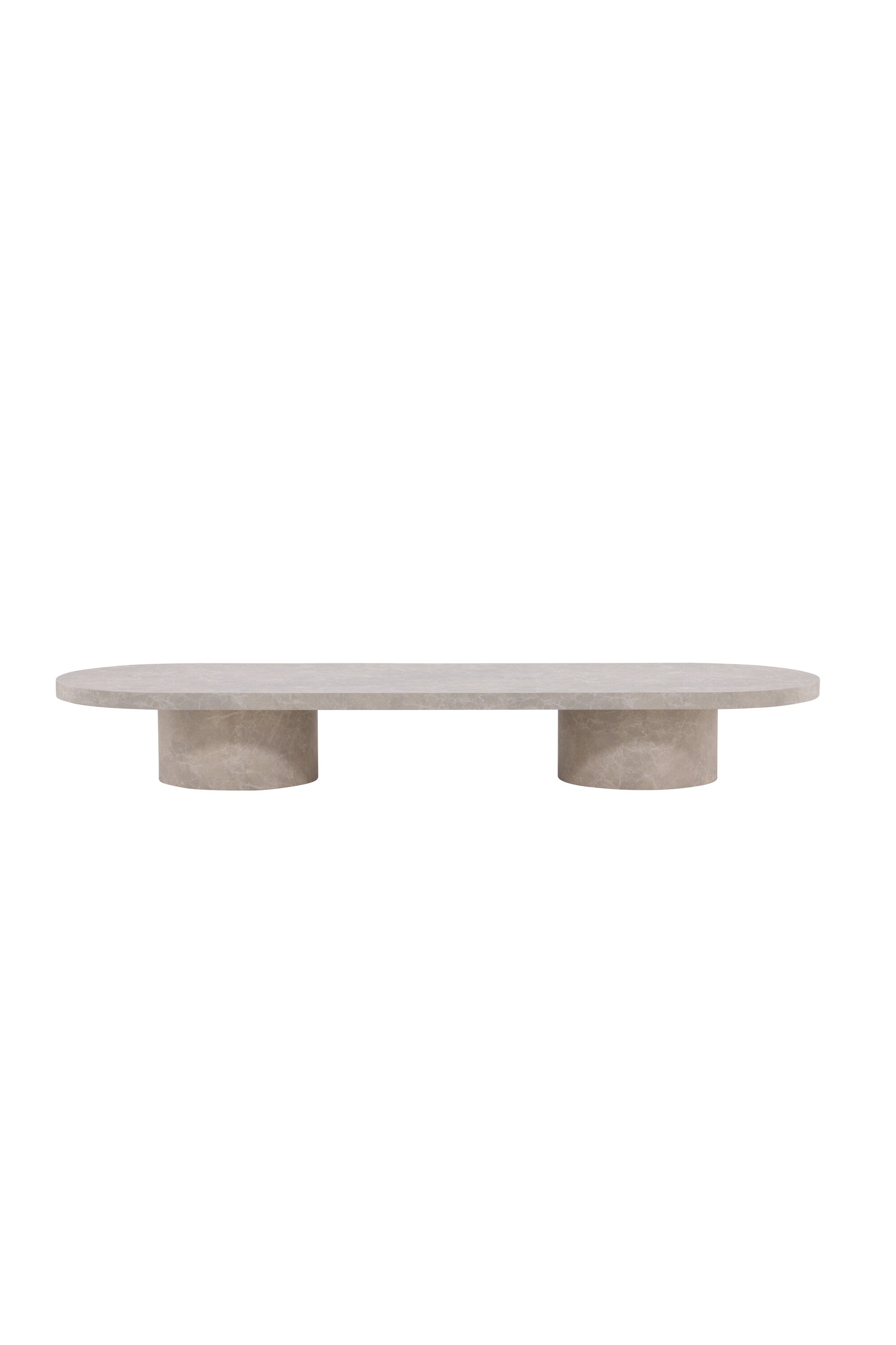 Narvik Sofatisch in Marmoroptik präsentiert im Onlineshop von KAQTU Design AG. Beistelltisch ist von Venture Home