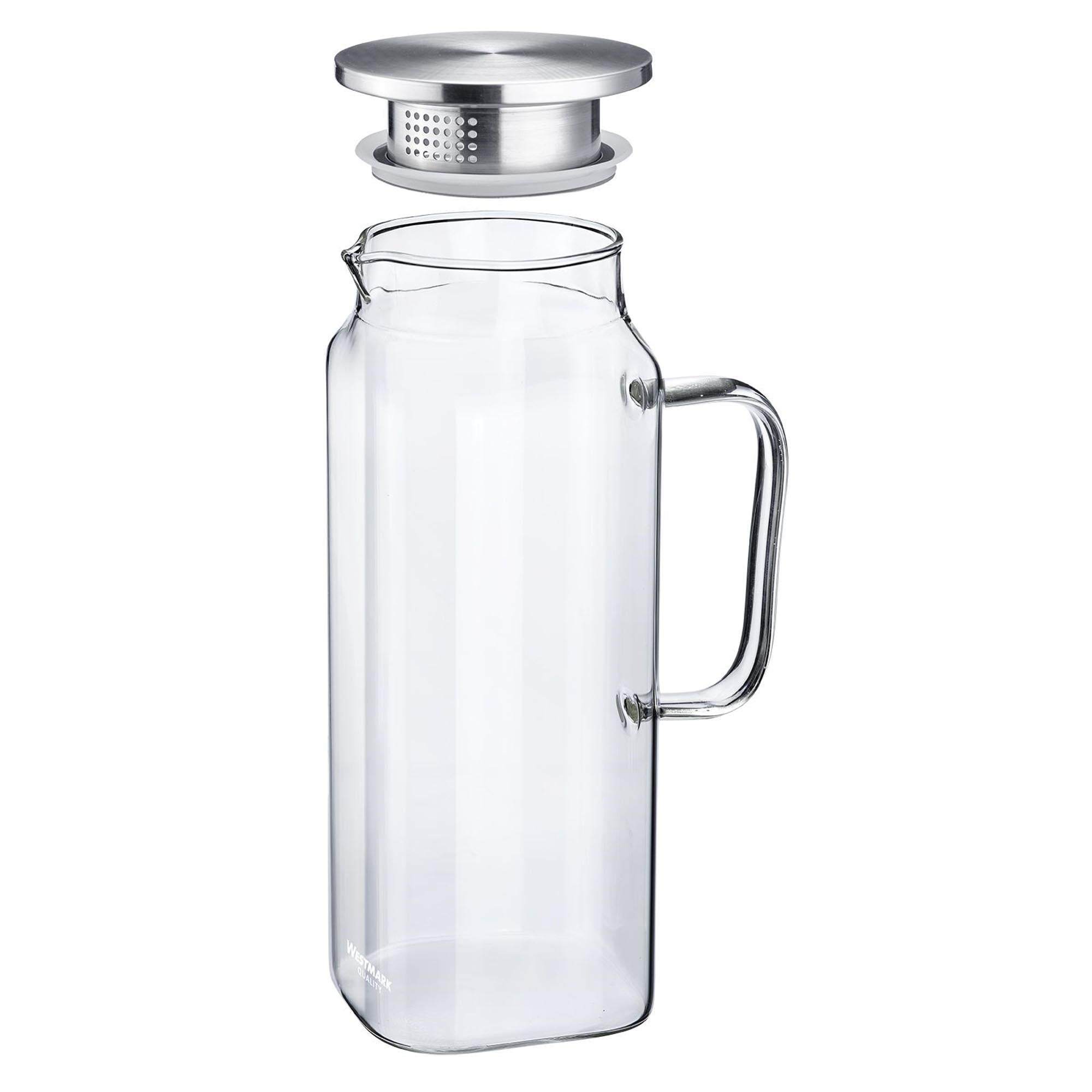 Elegante, temperaturbeständige Wasserkaraffe Puro von Westmark, 1.8 l Fassungsvermögen, ideal für stilvolles Servieren.
