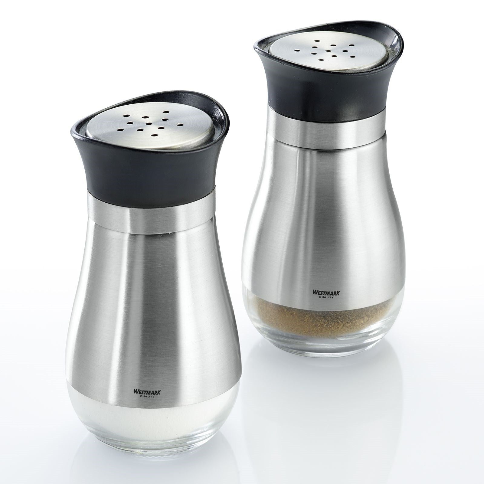 Elegantes 2-teiliges Gewürzstreuer-Set Lissabon von Westmark, ideal für präzises Würzen und stilvolles Servieren in Ihrer Küche.