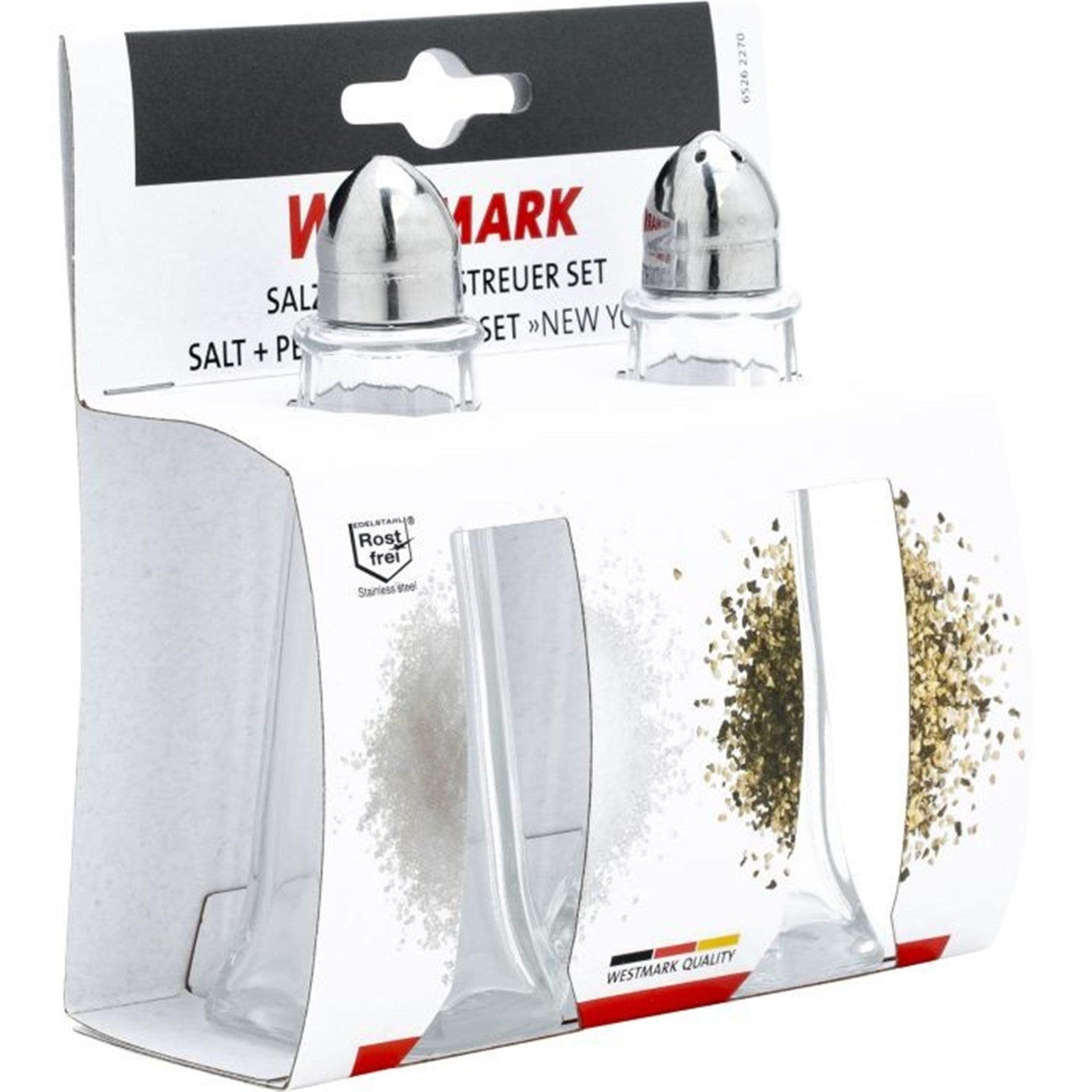 Elegantes Salz- und Pfefferstreuer-Set von Westmark, 2-teilig, modernes Design, ideal für den Tisch, praktisch und hochwertig.