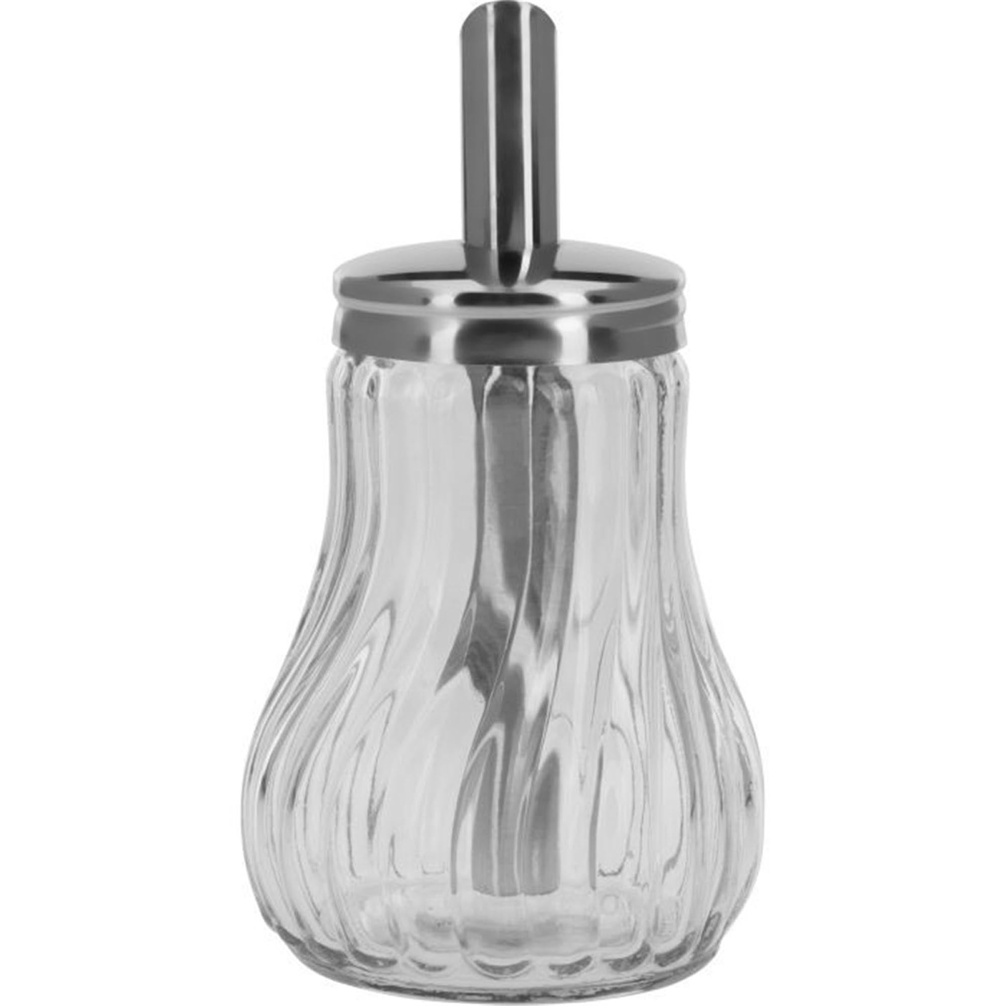 Eleganter Zuckerdosierer aus Glas und Edelstahl, 250ml, ideal für präzises Dosieren von Zucker, von Westmark.