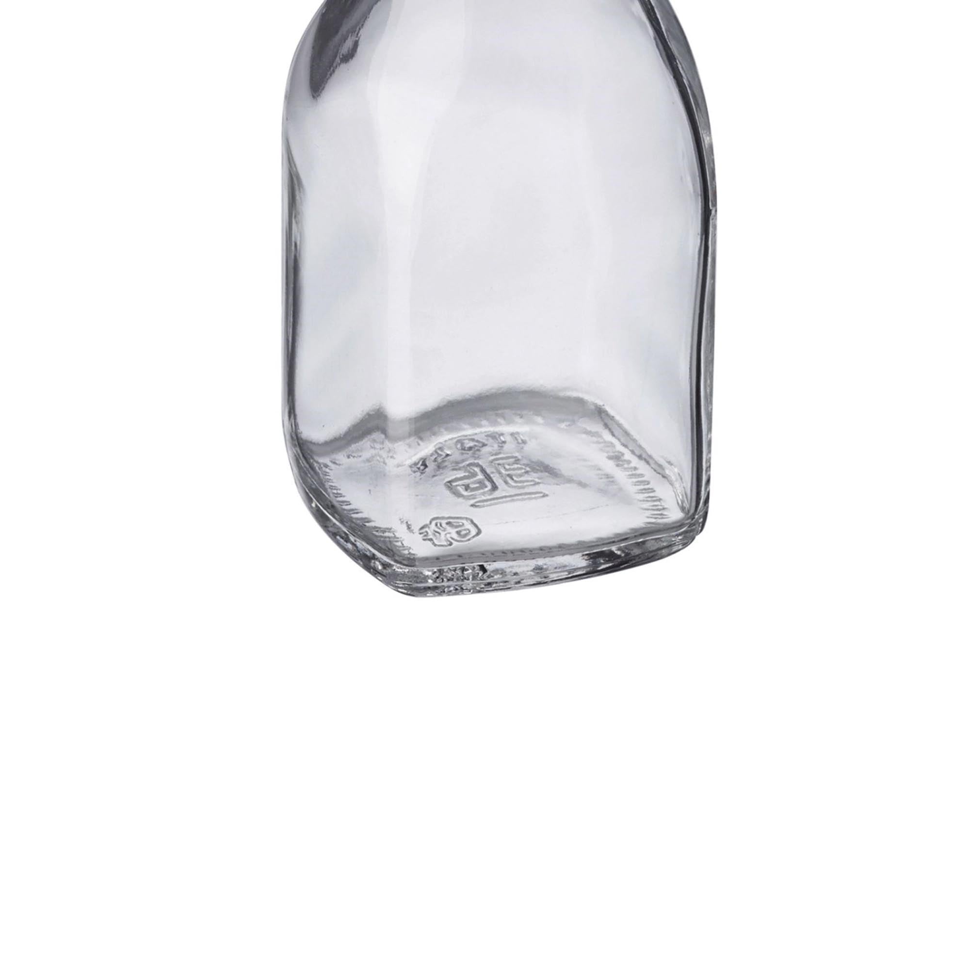 Eckige 125ml Bügelverschlussflasche von Westmark, ideal für Flüssigkeiten. Stilvoll, praktisch und vielseitig einsetzbar.