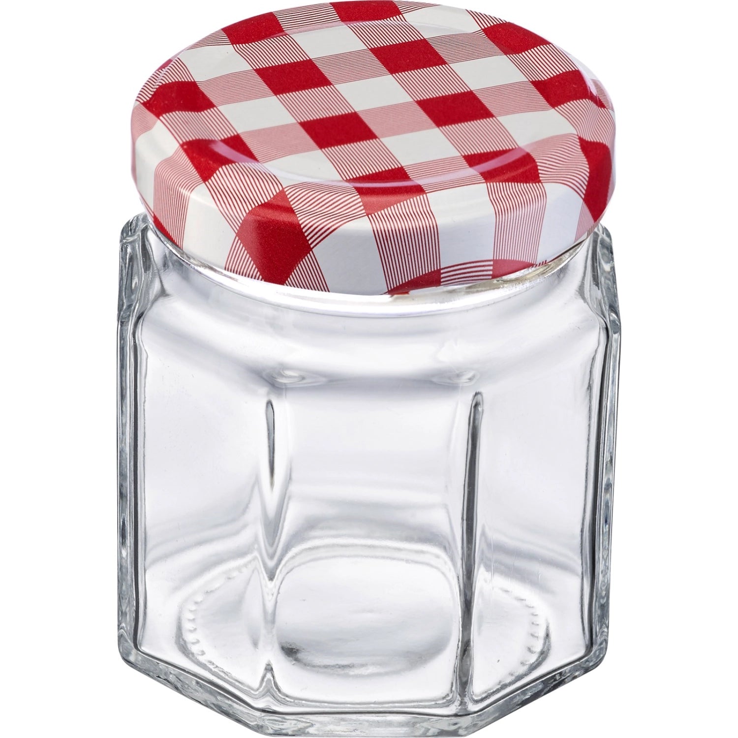 Elegantes 6er Set eckiger Einmachgläser mit 100ml von Westmark, perfekt für die Aufbewahrung von Lebensmitteln und kreativen DIY-Projekten.