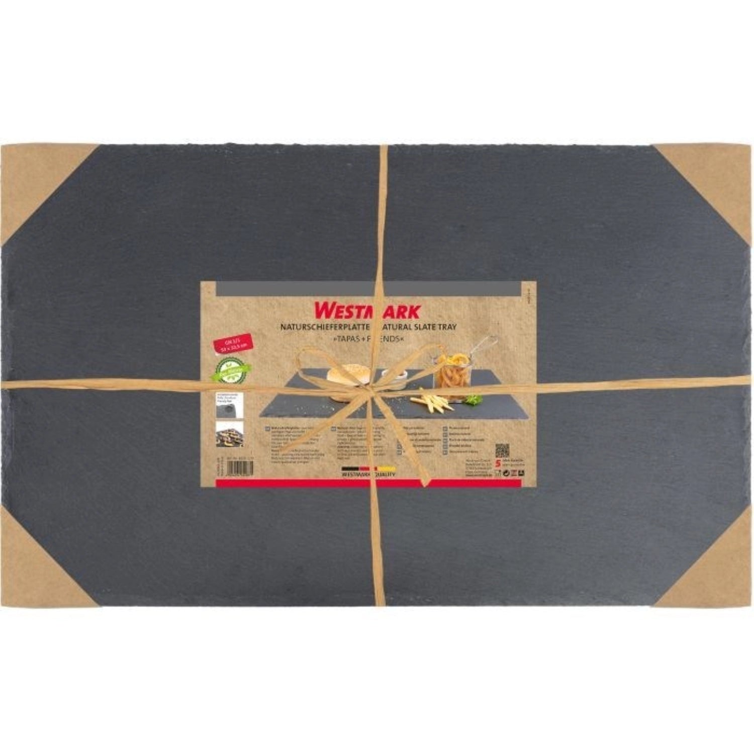 Naturschieferplatte Tapas u. Friends, GN 1/2, sb