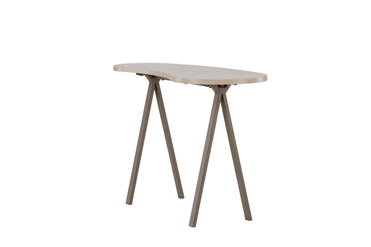 Holmestrand Tisch in Dunkelbraun/ Hellbraun präsentiert im Onlineshop von KAQTU Design AG. Schreibtisch ist von Venture Home