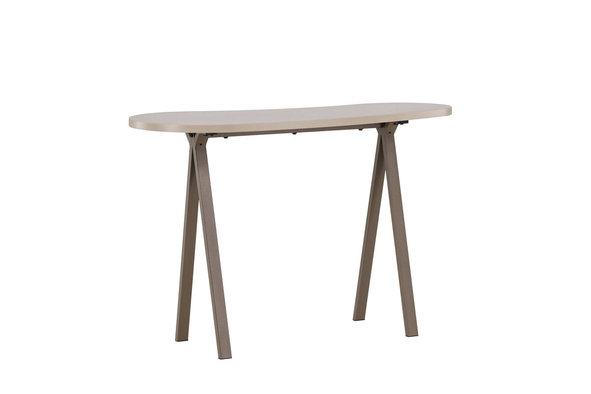 Holmestrand Tisch in Dunkelbraun/ Hellbraun präsentiert im Onlineshop von KAQTU Design AG. Schreibtisch ist von Venture Home