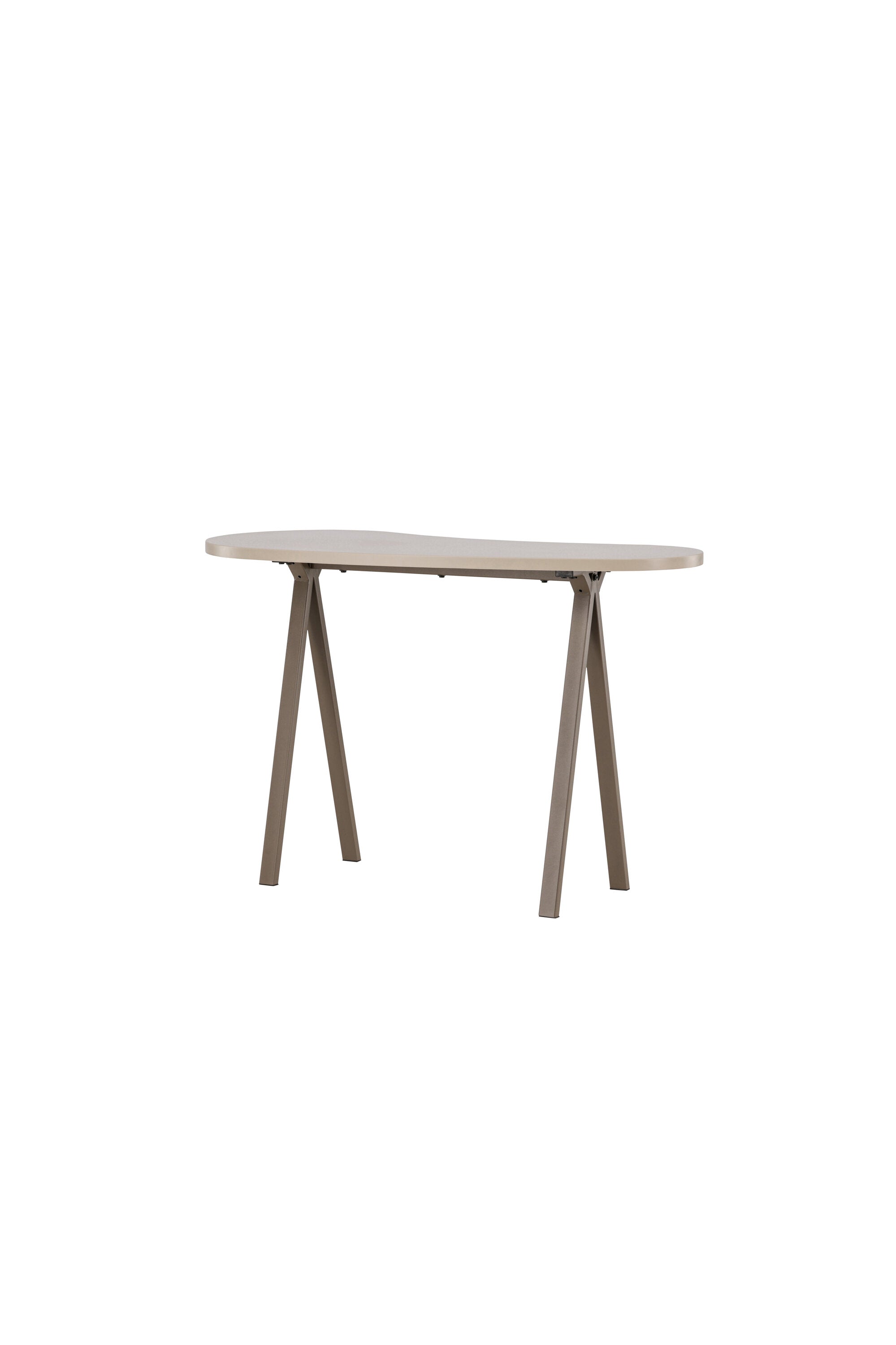 Holmestrand Tisch in Dunkelbraun/ Hellbraun präsentiert im Onlineshop von KAQTU Design AG. Schreibtisch ist von Venture Home