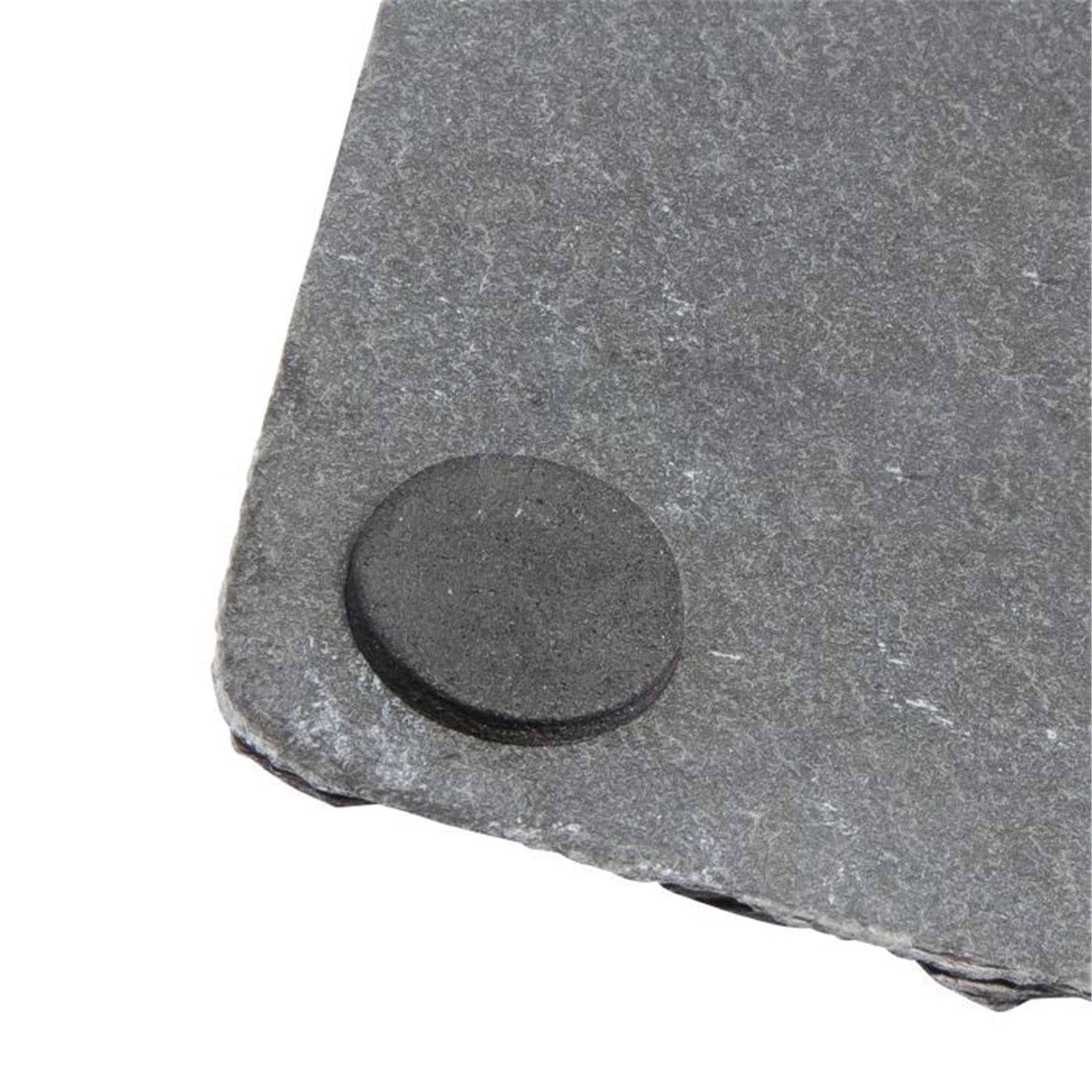 Elegante Naturschieferplatte von Westmark, ideal für Tapas und Snacks, 40x30cm, robust und stilvoll für jede Tafel.