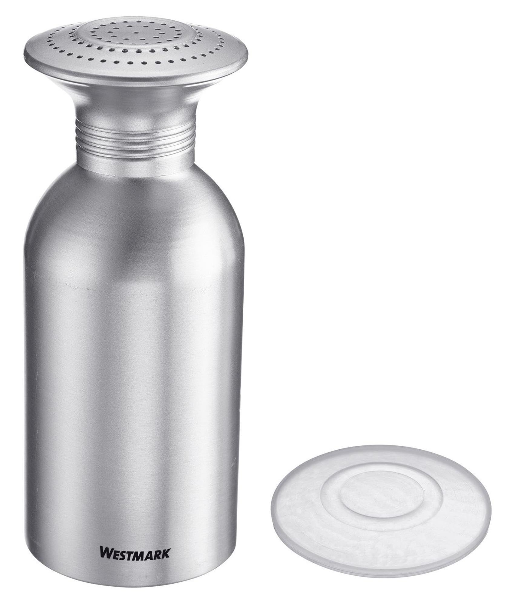 Praktischer Salzstreuer aus Aluminium mit Omega-Deckel, 650ml Volumen, ideal für die Gastronomie, von Westmark.