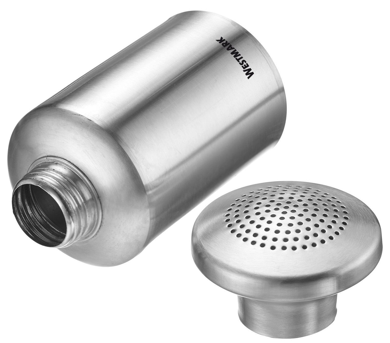 Robuster Salzstreuer aus Edelstahl, 500ml, perfekt für die Gastronomie. Praktisches Design, langlebig und hochwertig von Westmark.