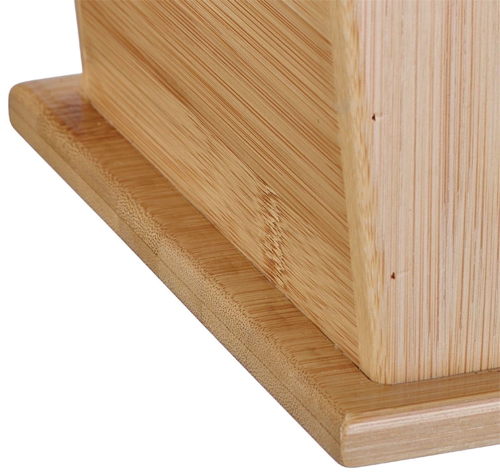 Stilvoller Tischbutler aus Bambus mit 7 Fächern, ideal für Tapas und Snacks. Perfekt für gesellige Abende und elegantes Servieren.