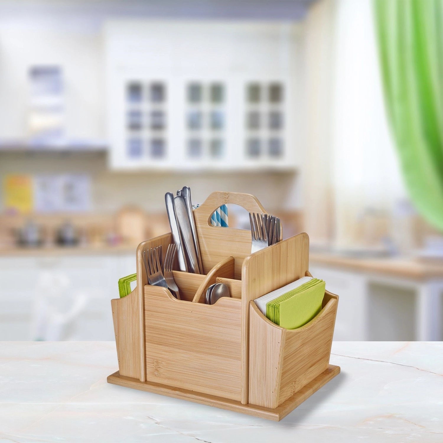 Tischbutler Tapas und Friends, 7 Fächer, Bambus