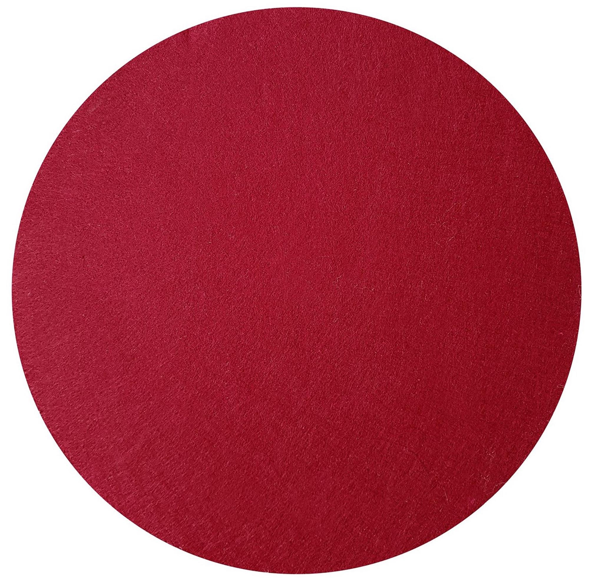 Rundes Tischset-Set (4 Stück) von Westmark, 35 cm Durchmesser, in Rot. Perfekt für stilvolle Tischdekoration und Schutz.