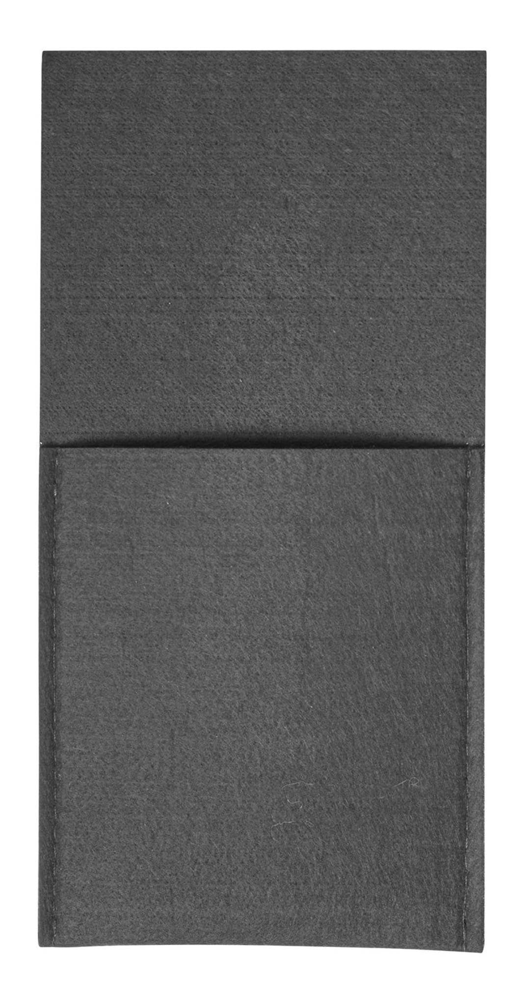 Set aus 4 anthrazitfarbenen Bestecktaschen aus Polyester, perfekt für elegante Tischdekorationen, von Westmark.