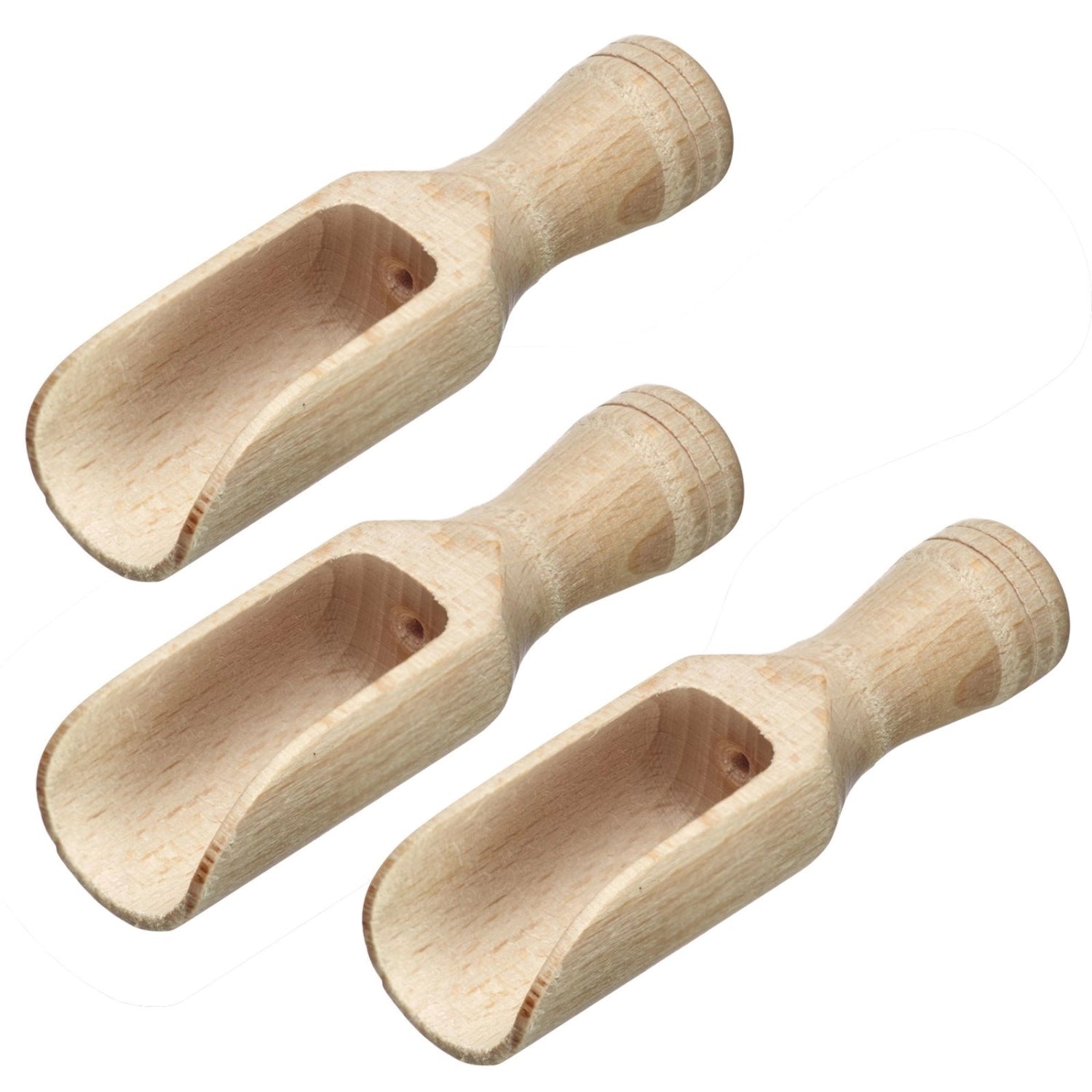 Set de 3 cuillères à épices Midi 4ml 7,5x2,5x1,8cm