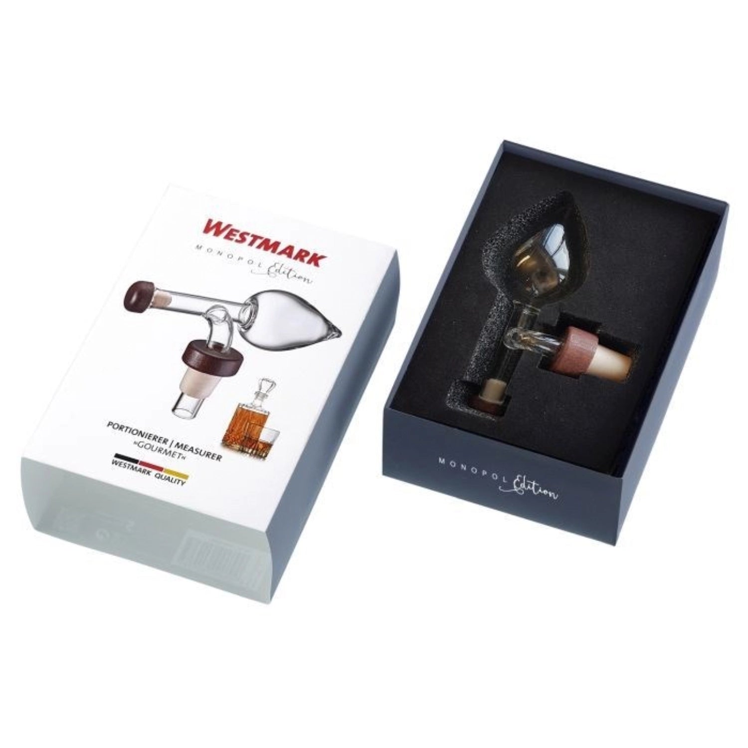 Praktischer 60ml Ausgießer von Westmark, ideal für präzises Portionieren von Flüssigkeiten in der Küche und Gastronomie.
