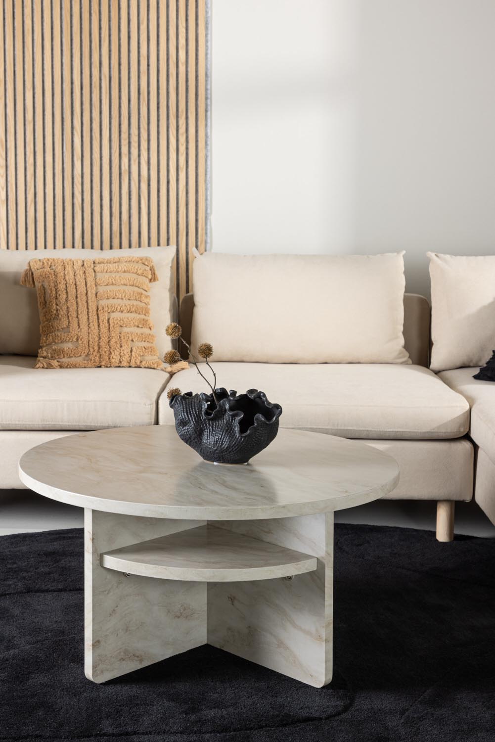 Ålesund Beistelltisch in Beige präsentiert im Onlineshop von KAQTU Design AG. Beistelltisch ist von Venture Home