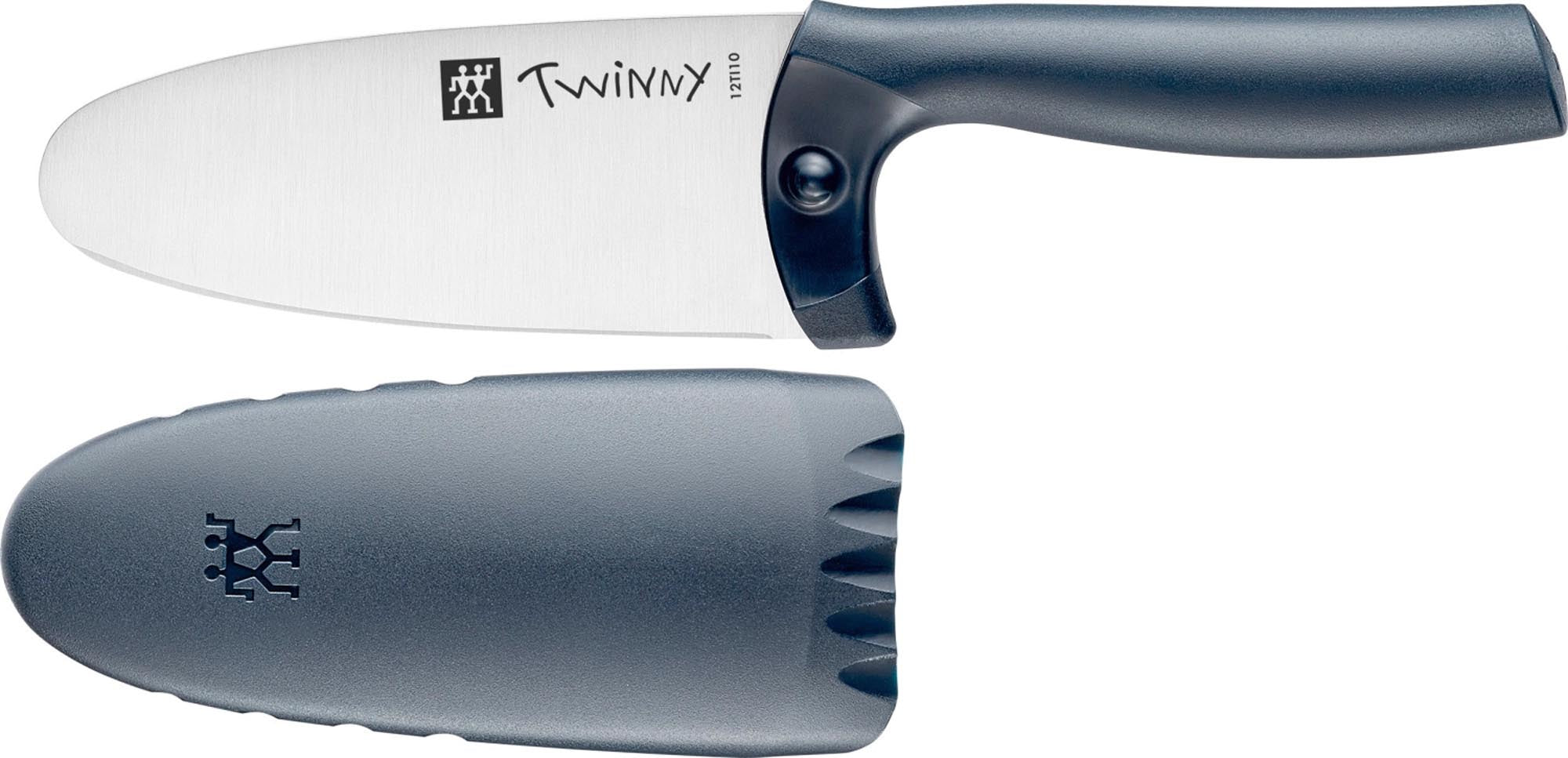 Zwilling Twinny Kinderkochmesser 10cm, blau in Blau präsentiert im Onlineshop von KAQTU Design AG. Küchenmesser ist von Zwilling Kitchen
