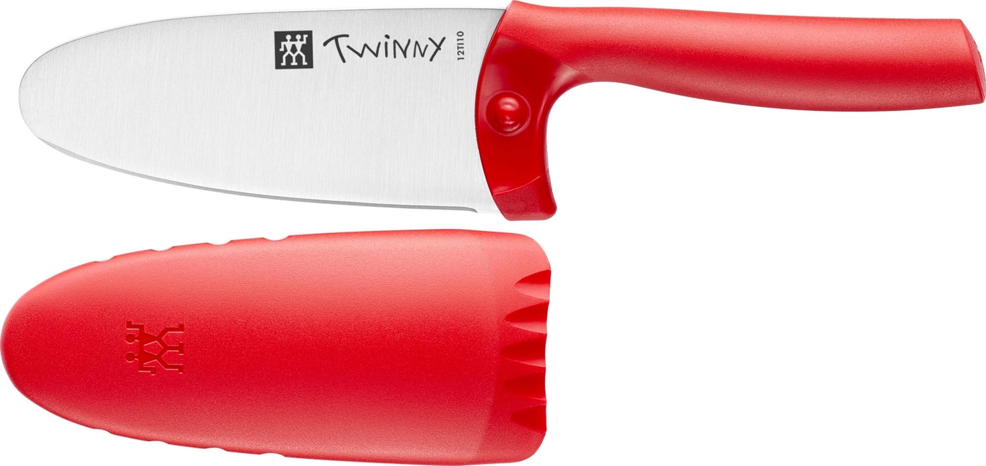 Zwilling Twinny Kinderkochmesser 10cm, Rot in Rot präsentiert im Onlineshop von KAQTU Design AG. Küchenmesser ist von Zwilling Kitchen