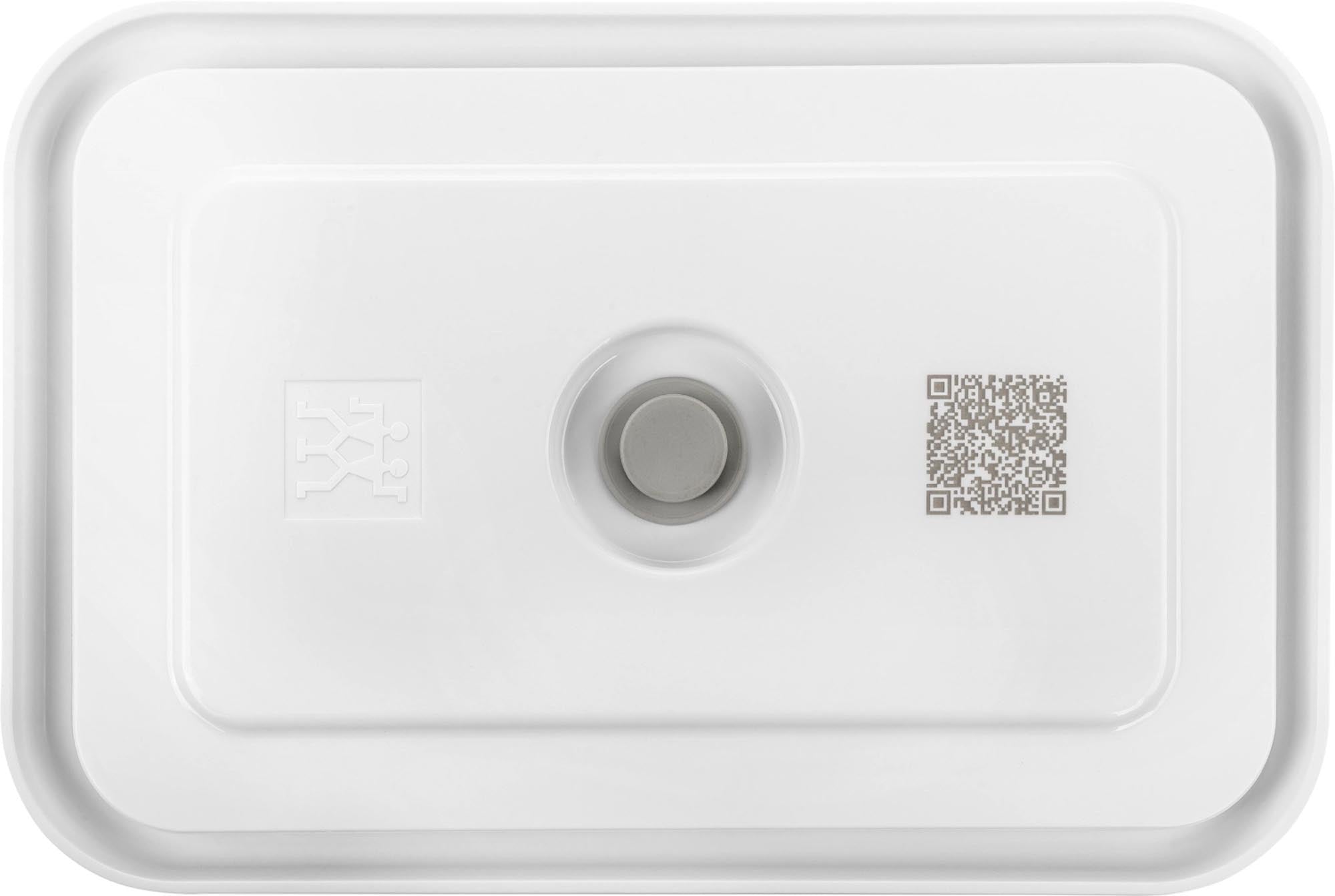 Vakuumbox aus Glas, 1.6 L, Masse 21.4x14.4x12.8 cm, perfekt für die Aufbewahrung von Lebensmitteln. Hochwertig, von Zwilling Kitchen.