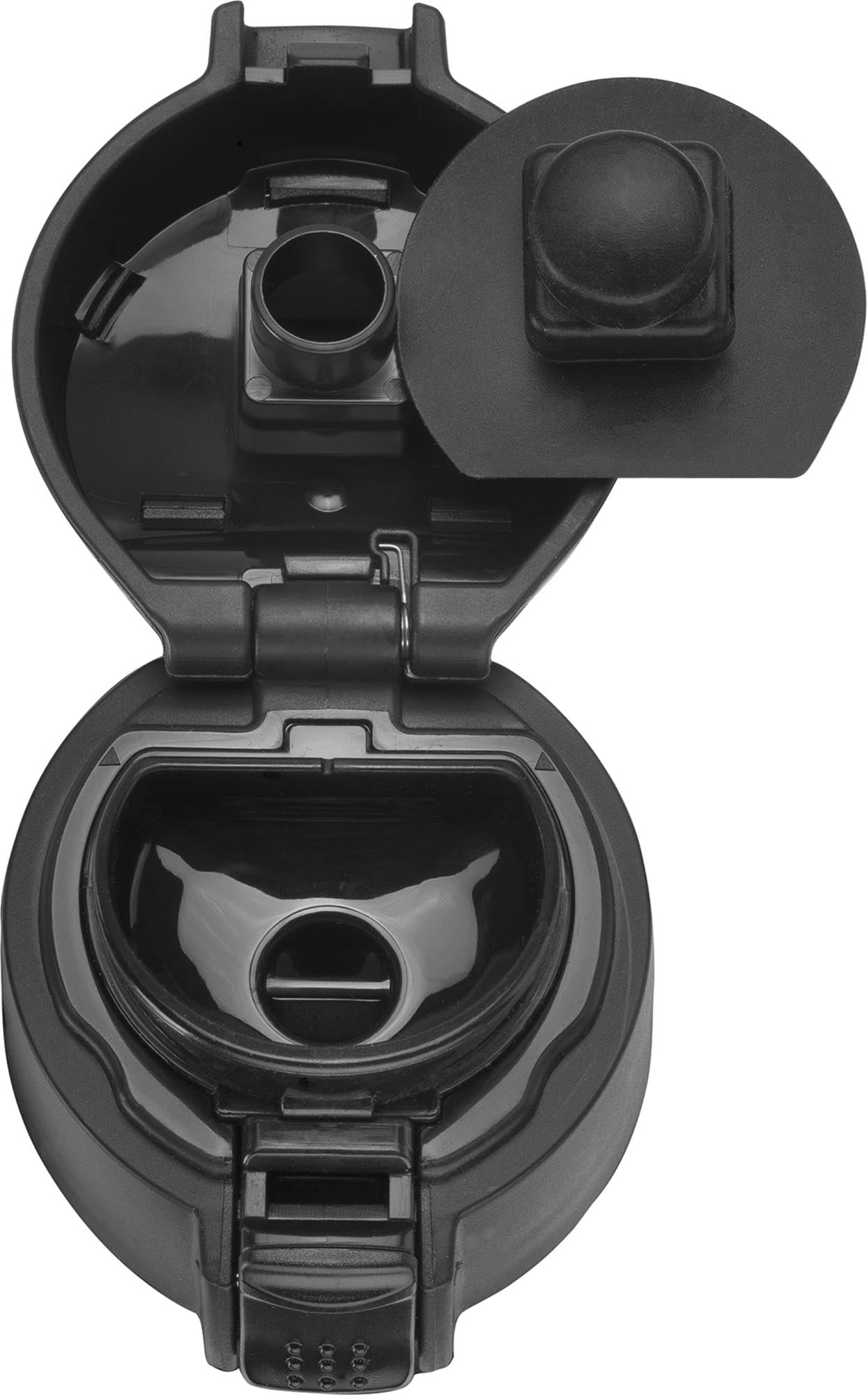 Eleganter Thermo Travel Mug von Zwilling Kitchen, 450 ml, in edlem Matt-Schwarz – ideal für unterwegs und hält Getränke lange warm.