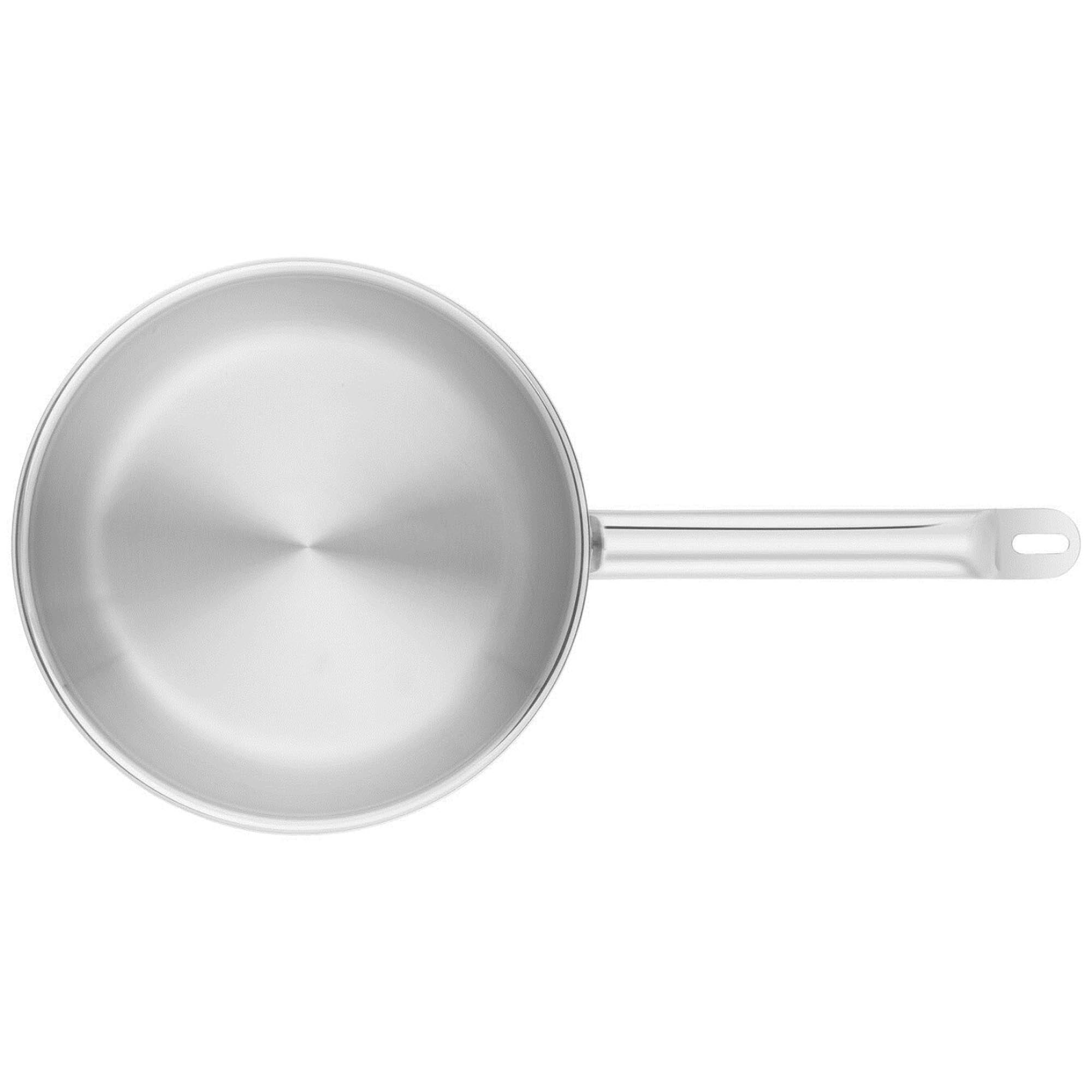 Robuste 28 cm Edelstahl-Bratpfanne von ZWILLING Pro, perfekt für vielseitiges Kochen und anspruchsvolle Küchenprofis.
