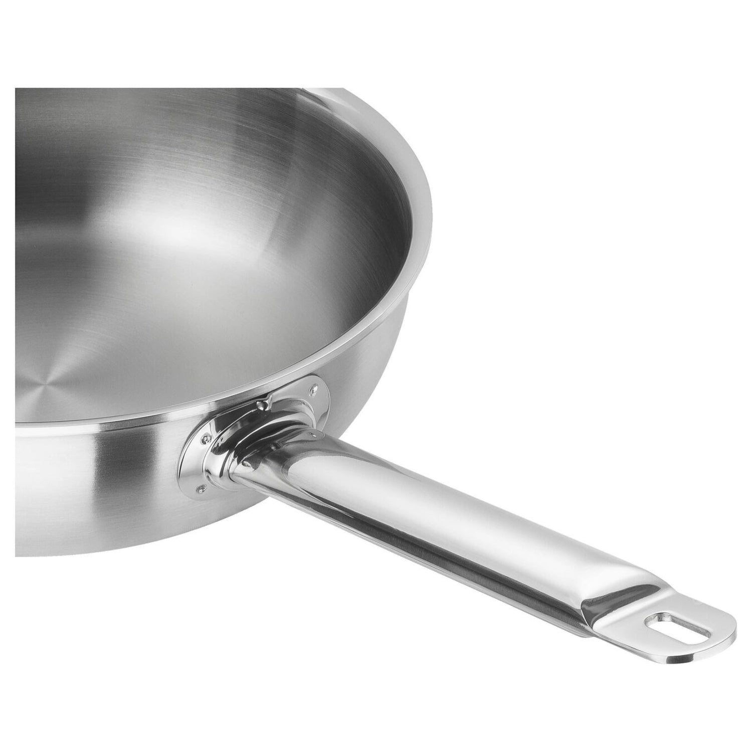 Hochwertige ZWILLING Pro Bratpfanne, 24 cm, aus langlebigem Edelstahl, perfekt für vielseitige Kochtechniken und schmackhafte Gerichte.