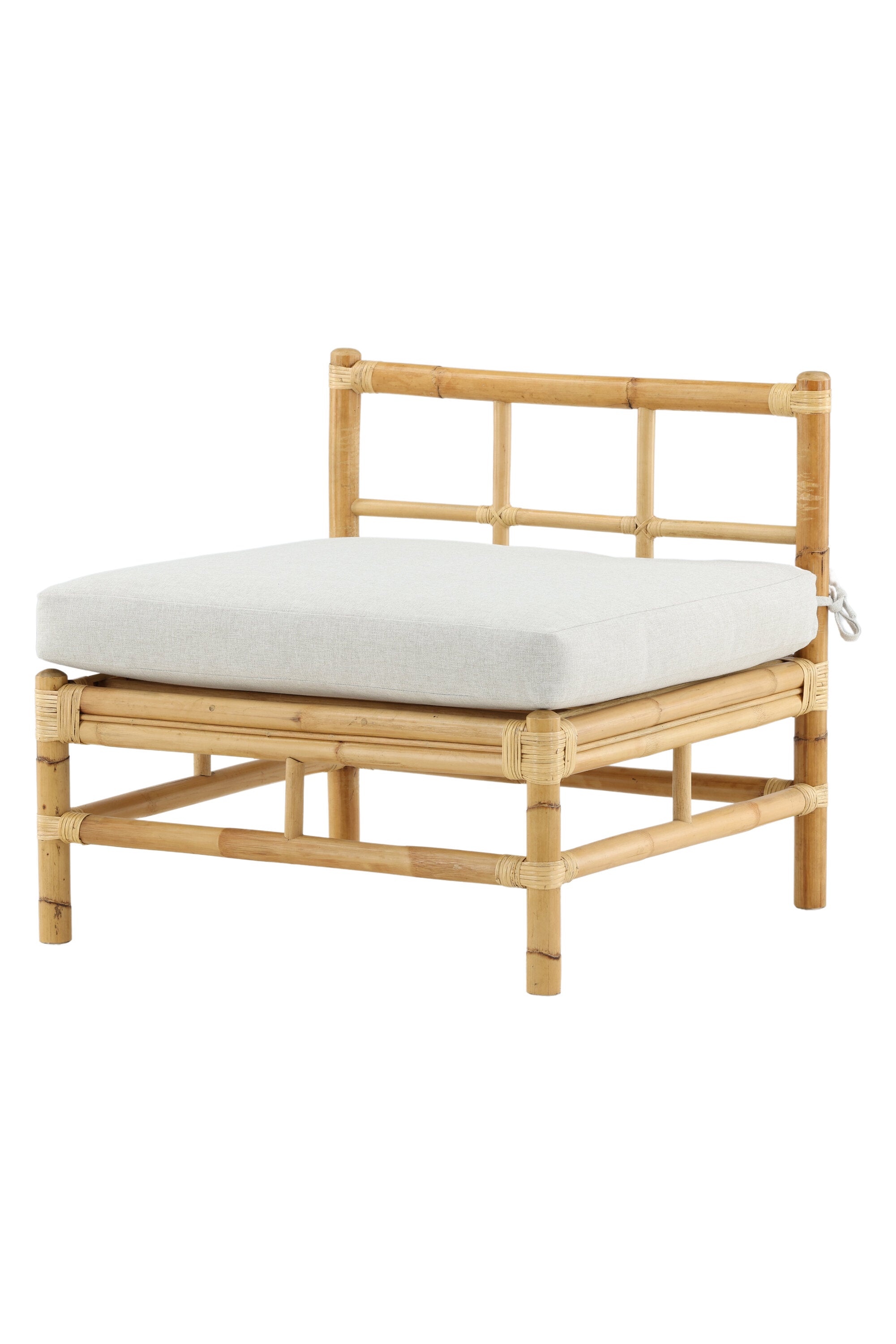 Cane Mittelteil Sofa in Natur präsentiert im Onlineshop von KAQTU Design AG. Lounge Sofa ist von Venture Home