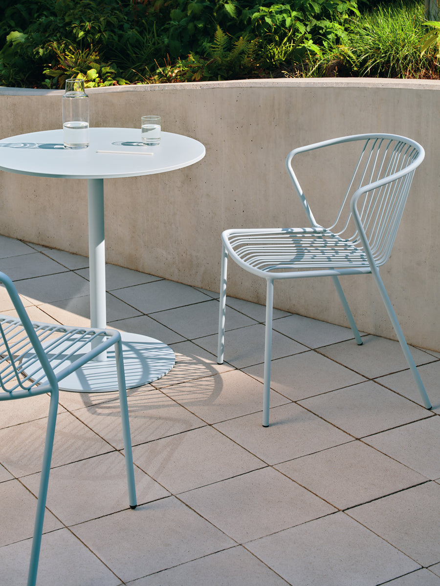Bris BRS02 - Stuhl, Set von 2 Stück in Blau präsentiert im Onlineshop von KAQTU Design AG. Gartenstuhl ist von Mdd