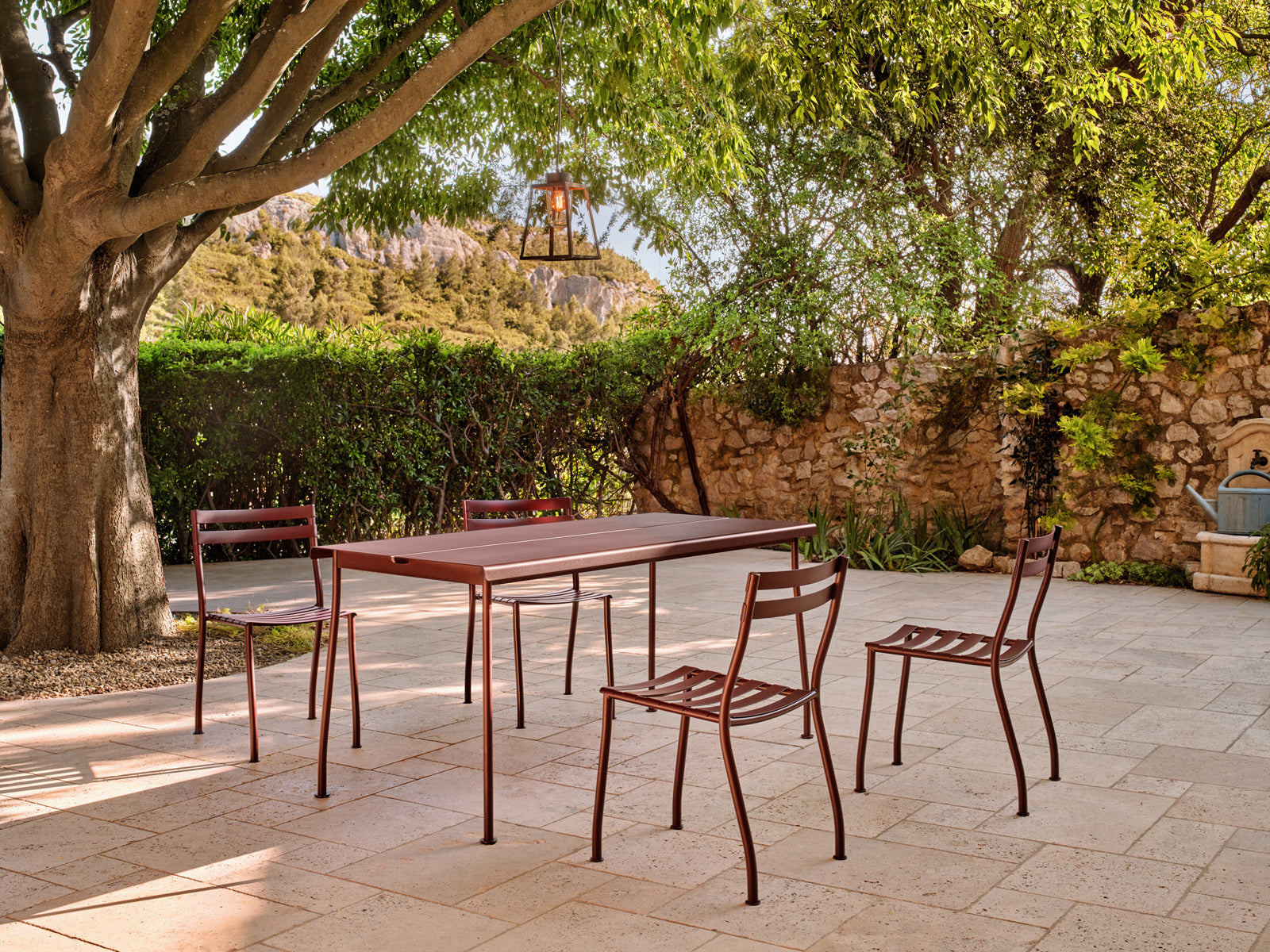 Flaner FLR01 - Stuhl, Set von 2 Stück in Türkis präsentiert im Onlineshop von KAQTU Design AG. Gartenstuhl ist von Mdd