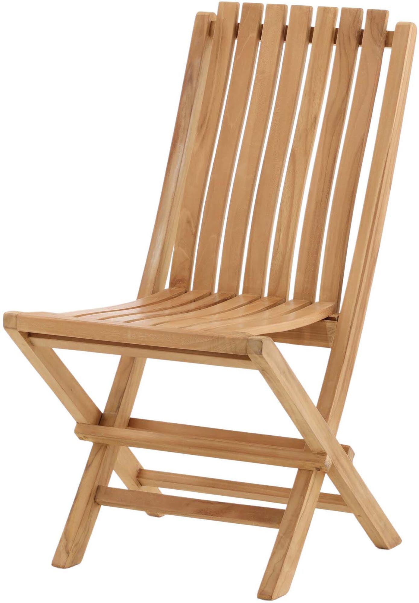 Ghana Stuhl von Venture Home: Hochwertiger Teakholzstuhl für Garten und Terrasse, vereint Stil, Komfort und Langlebigkeit.
