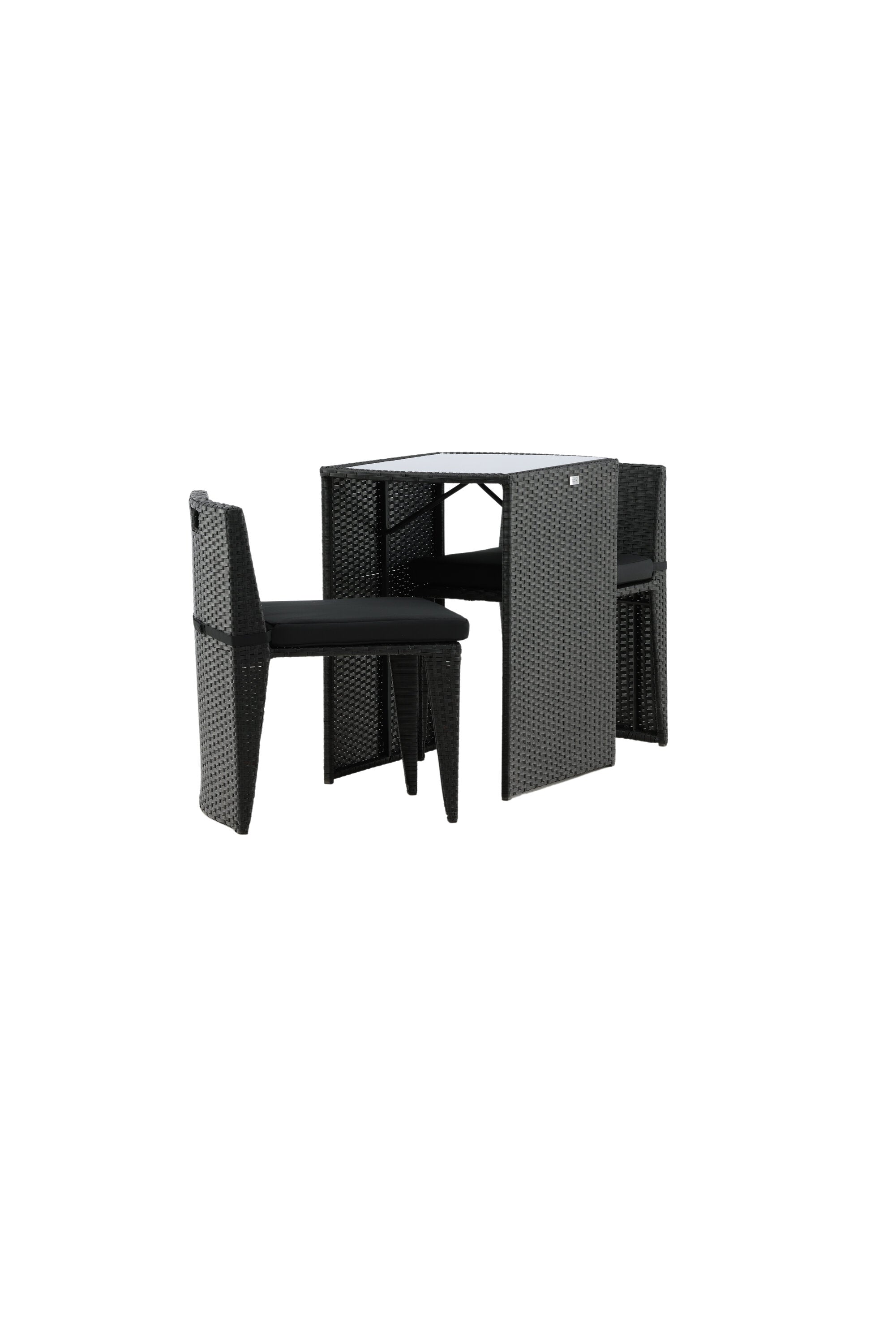 Savanna Café Outdoorset 66cm/2St. in Schwarz präsentiert im Onlineshop von KAQTU Design AG. Gartentischset ist von Venture Home