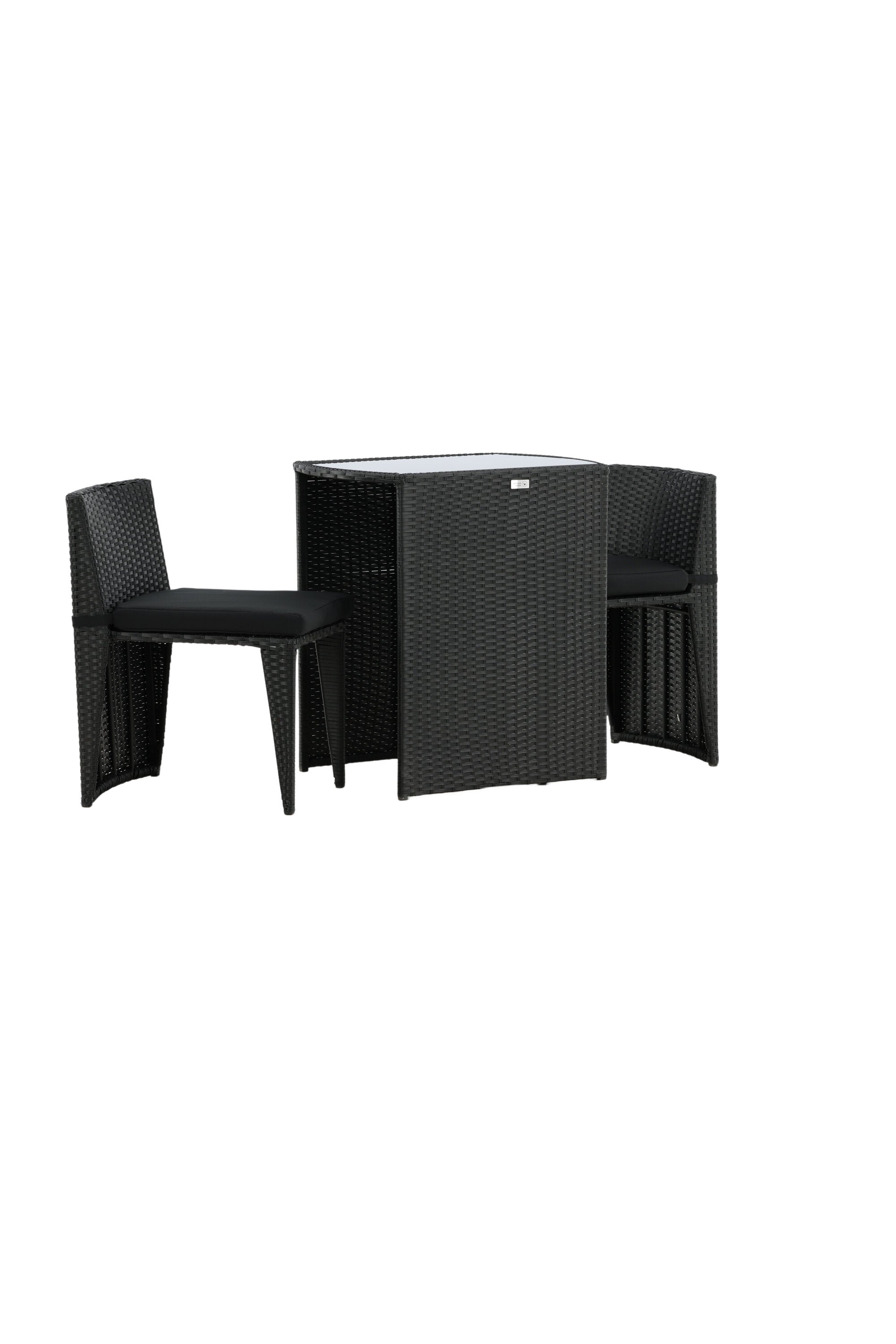 Savanna Café Outdoorset 66cm/2St. in Schwarz präsentiert im Onlineshop von KAQTU Design AG. Gartentischset ist von Venture Home