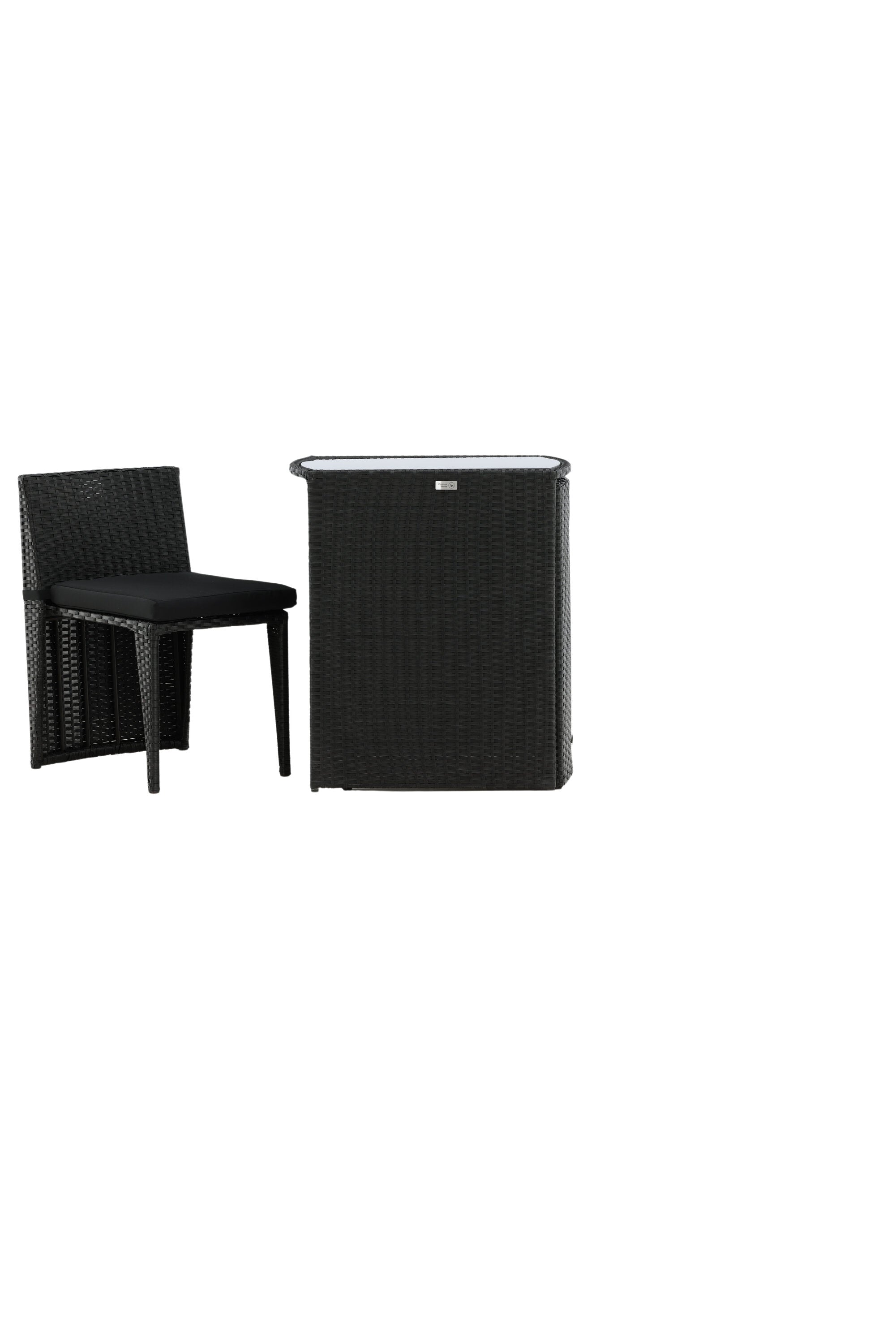Savanna Café Outdoorset 66cm/2St. in Schwarz präsentiert im Onlineshop von KAQTU Design AG. Gartentischset ist von Venture Home