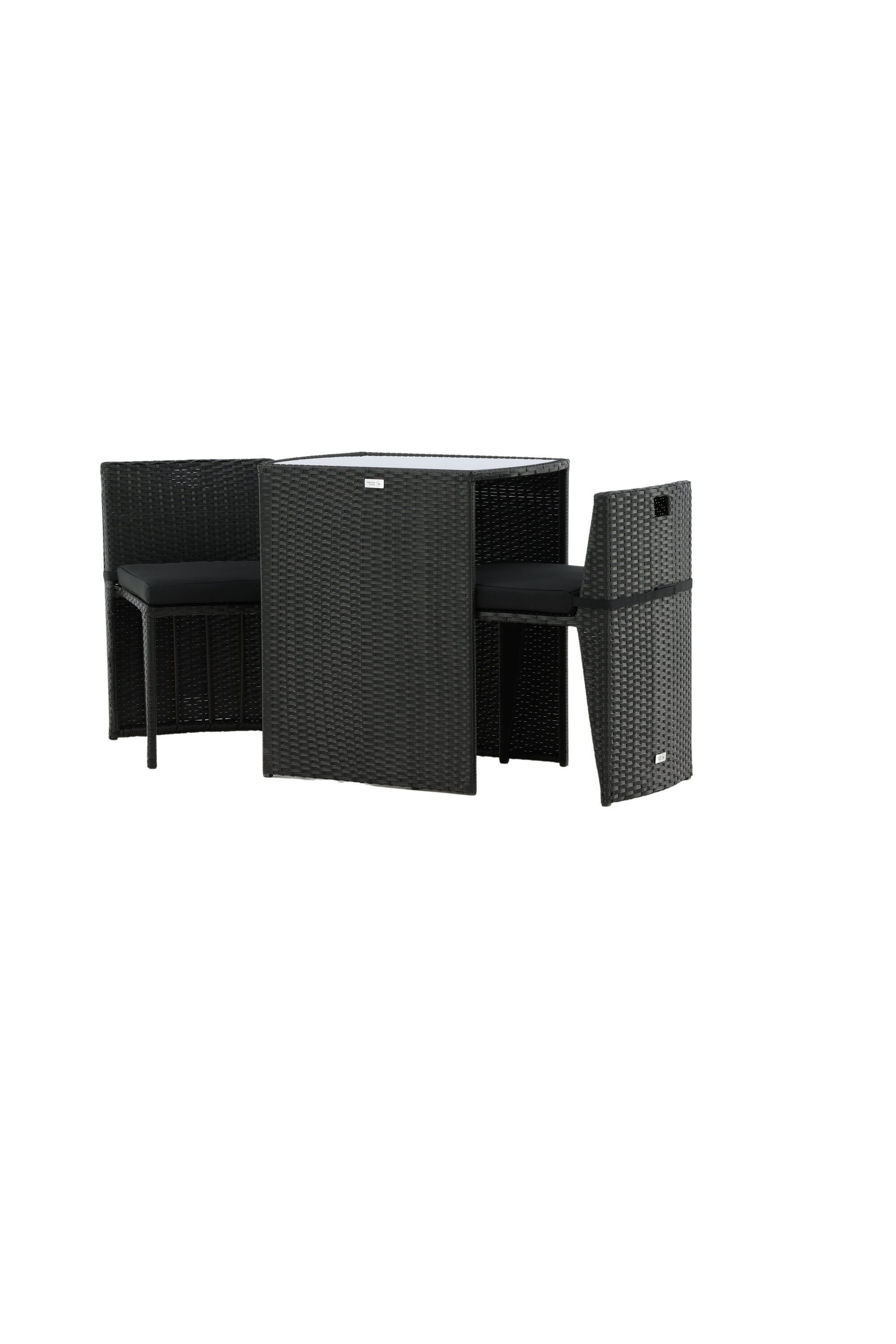 Savanna Café Outdoorset 66cm/2St. in Schwarz präsentiert im Onlineshop von KAQTU Design AG. Gartentischset ist von Venture Home