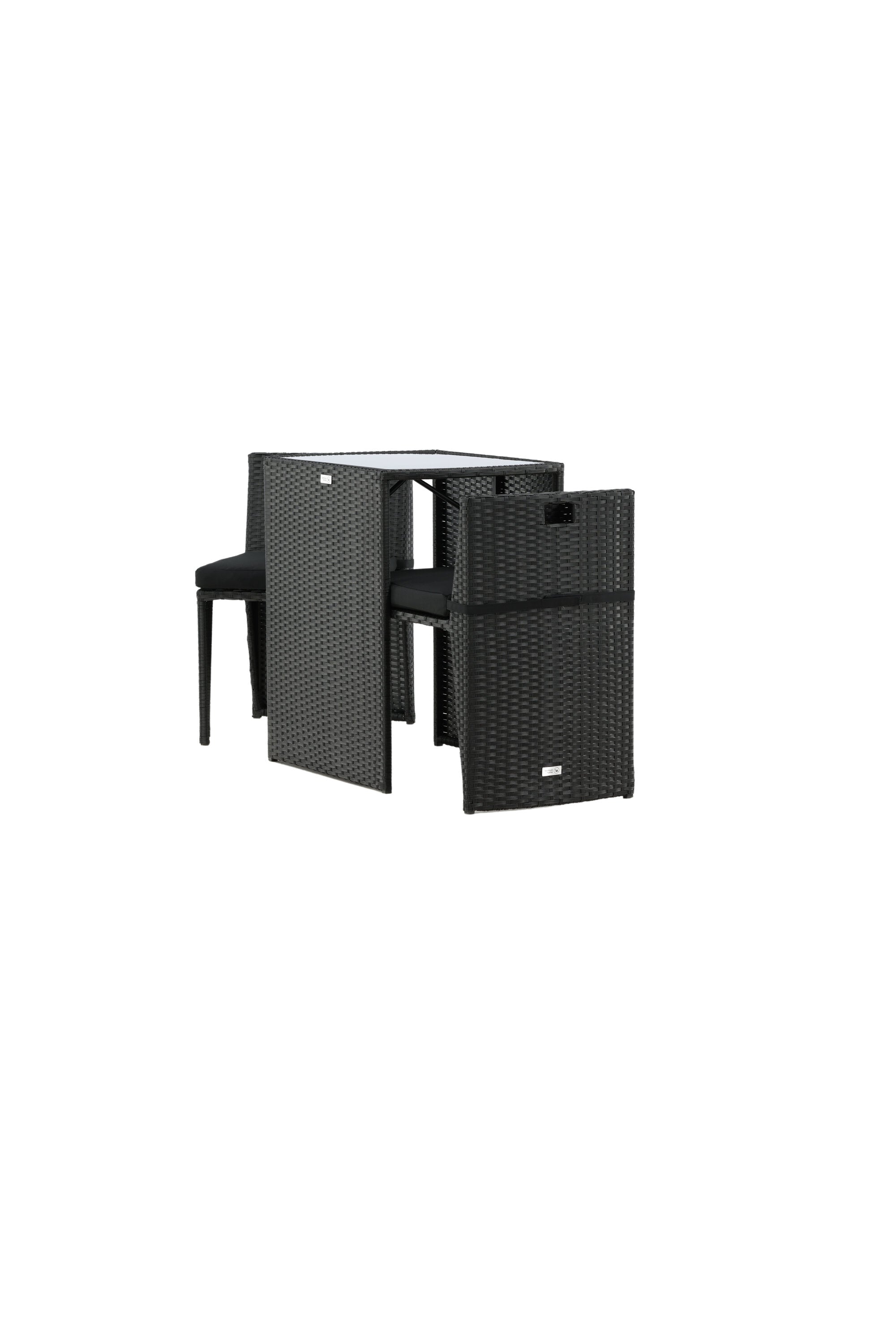 Savanna Café Outdoorset 66cm/2St. in Schwarz präsentiert im Onlineshop von KAQTU Design AG. Gartentischset ist von Venture Home