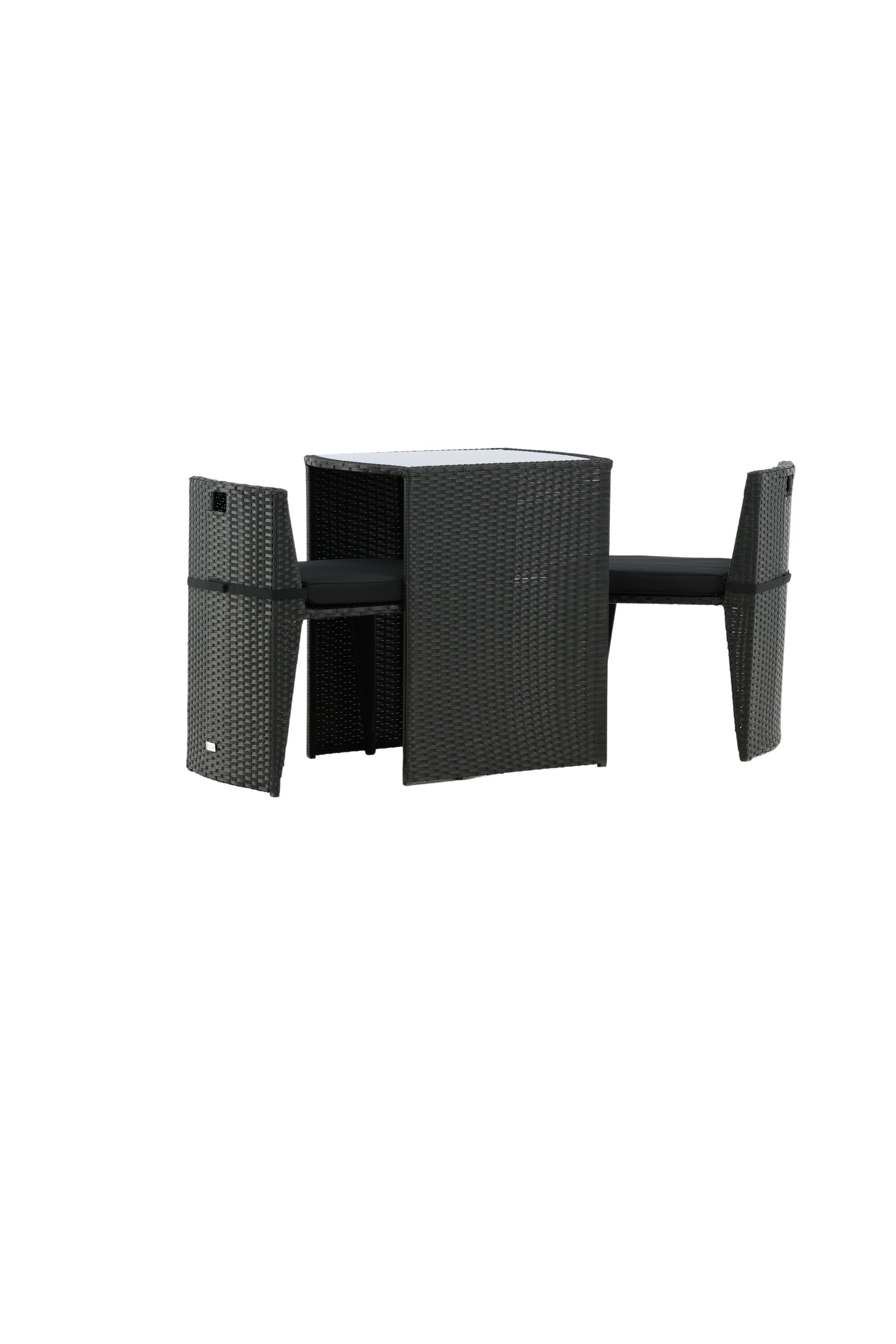 Savanna Café Outdoorset 66cm/2St. in Schwarz präsentiert im Onlineshop von KAQTU Design AG. Gartentischset ist von Venture Home